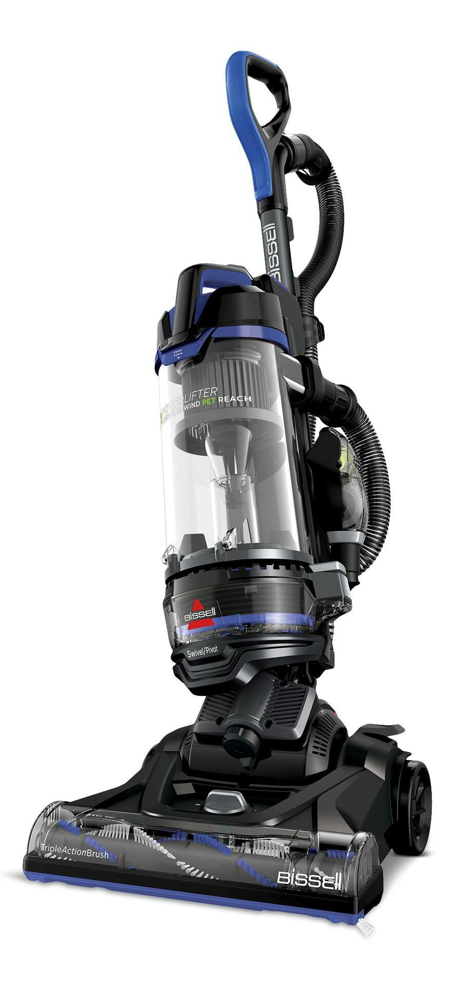 BISSELL PowerLifter® Swivel Rewind Pet Reach Upright Corded Vacuum Cleaner