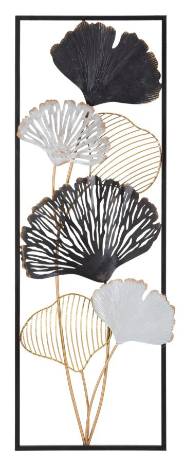 3D decoratief paneel in veelkleurig metaal 31x3,5x90 cm