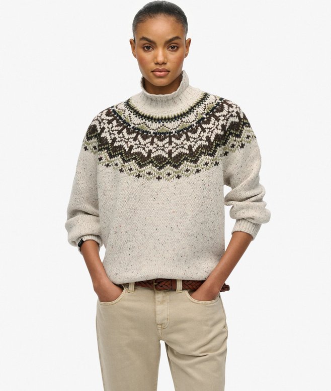 Fairisle High Neck Jumper