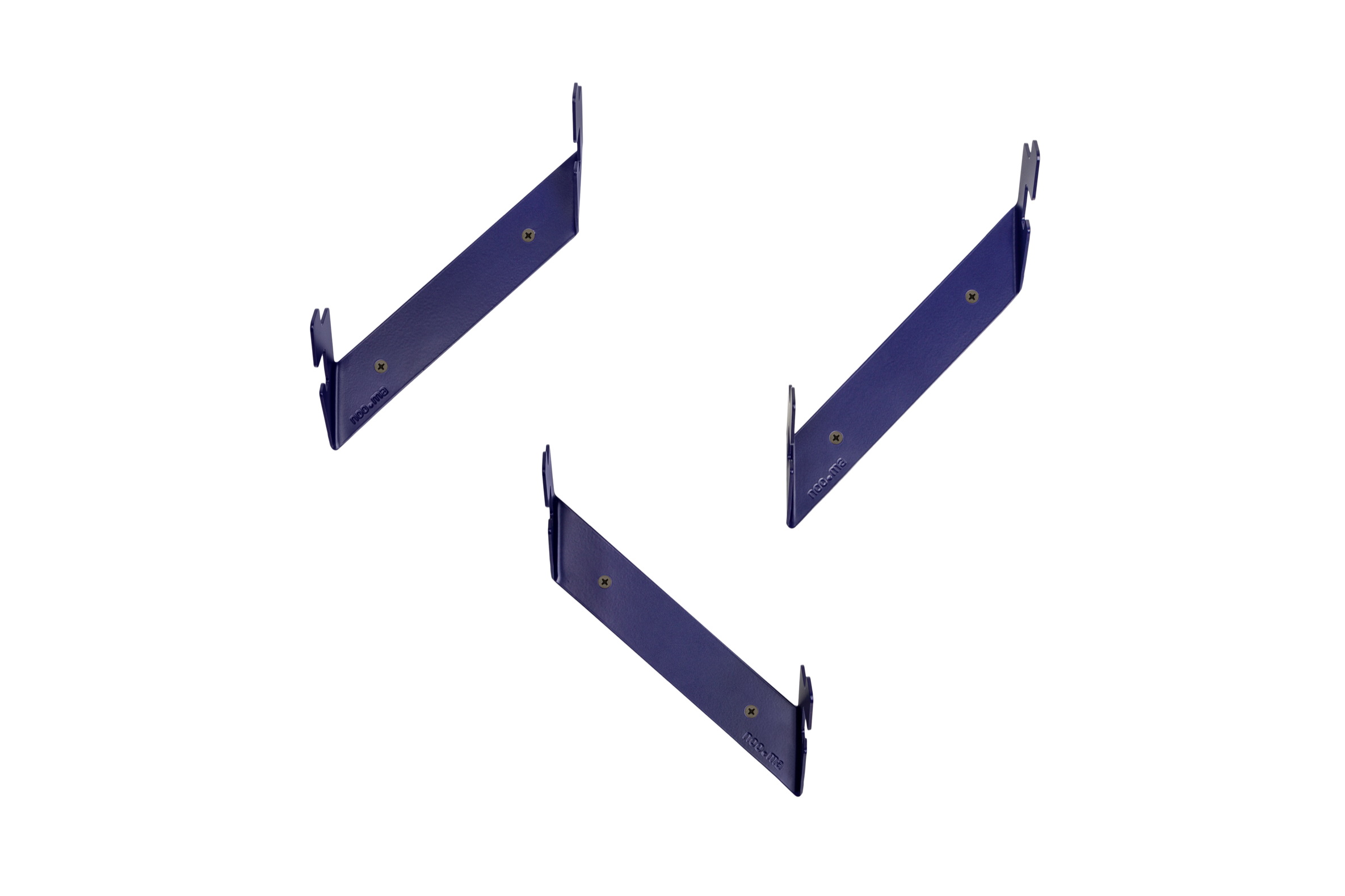 noo.ma GLIPS wandkapstokken set van 3 - Blueberry Pie
