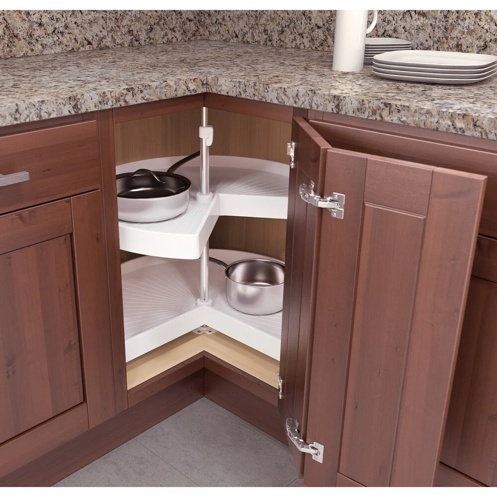 Vauth-Sagel Lazy Susan with White Kidney Rotating Trays