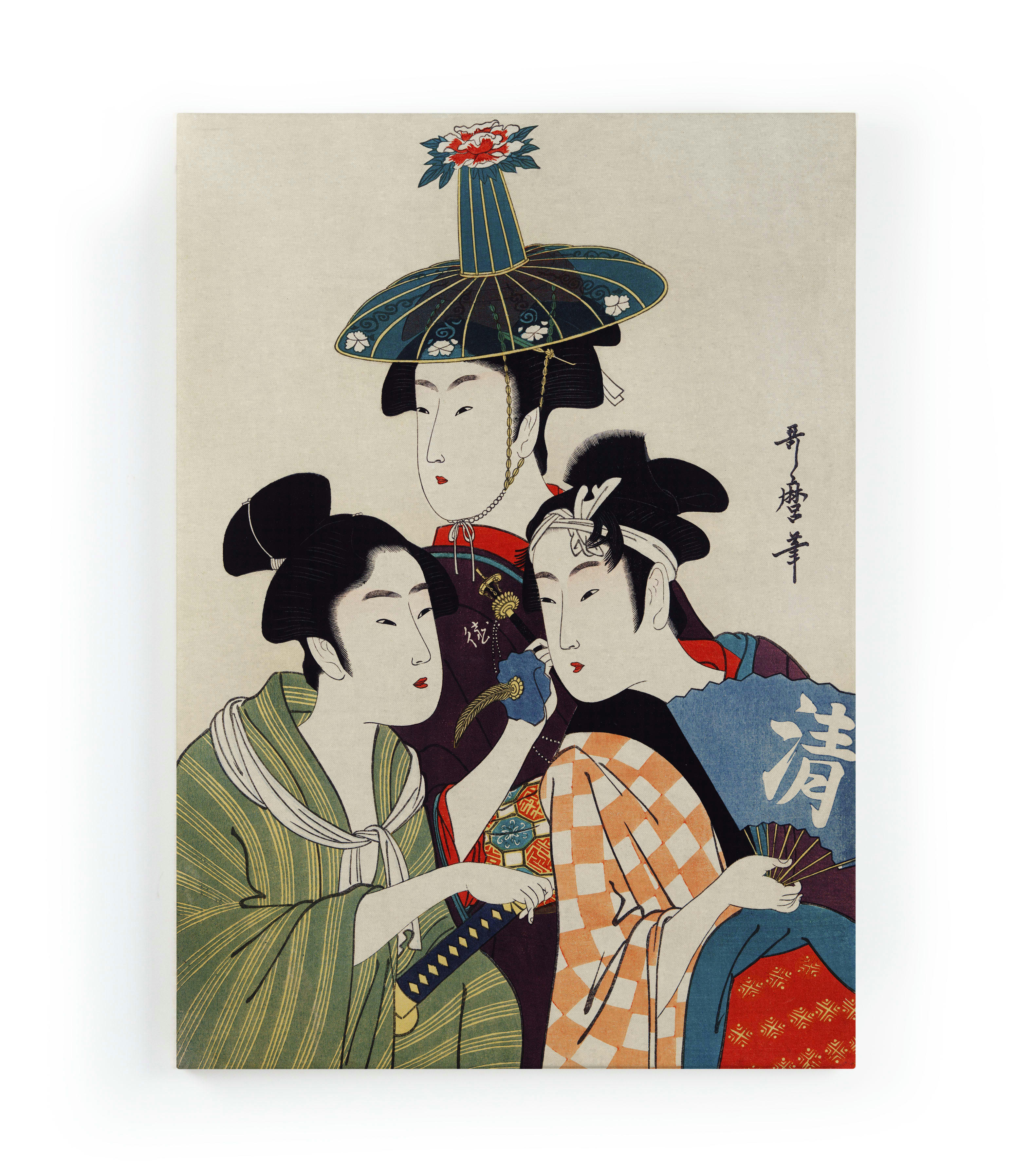 GIRLS - Peinture sur toile 60x40 imprimé filles