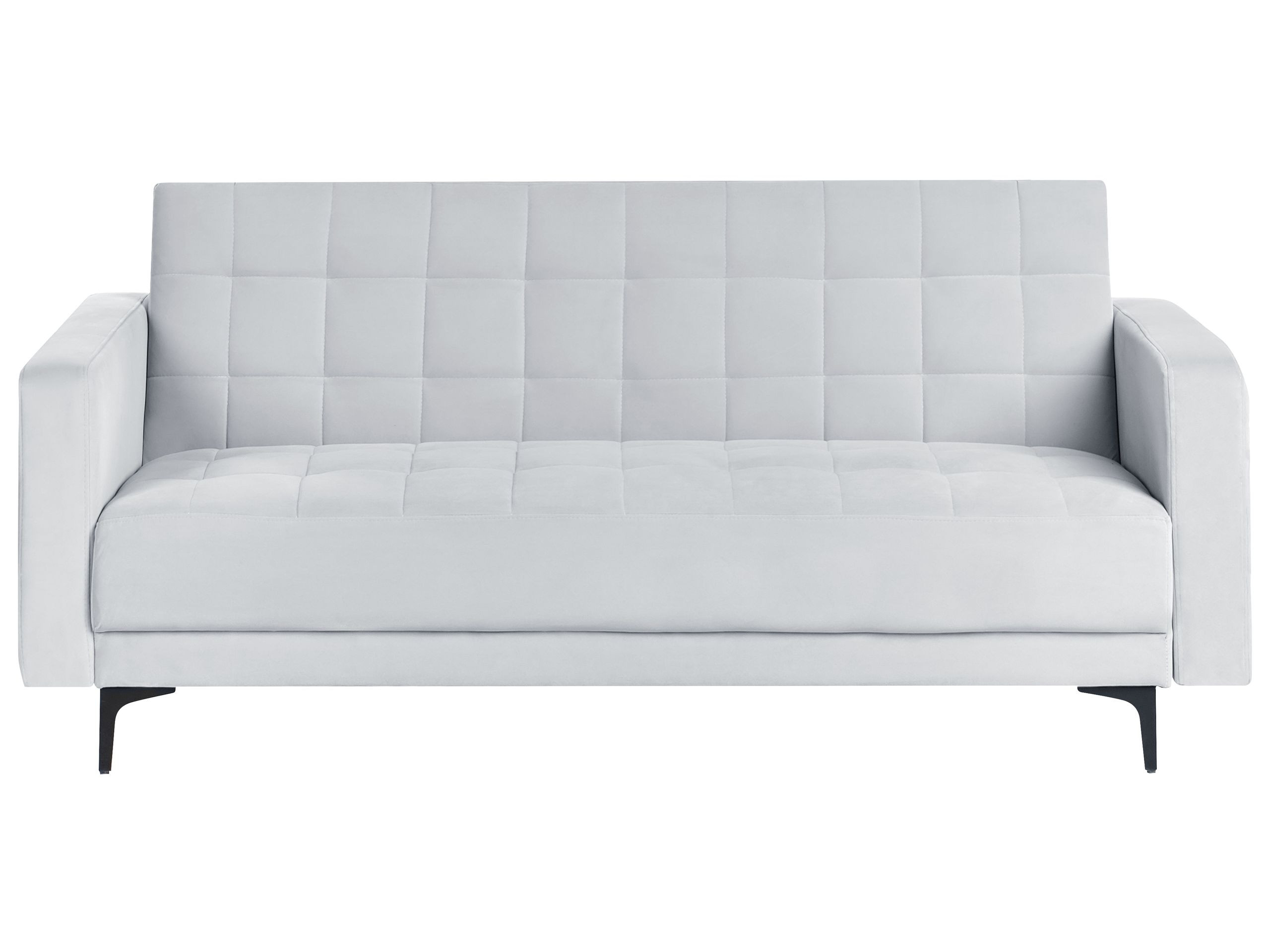 Sofa z funkcją spania kanapa jasnoszara