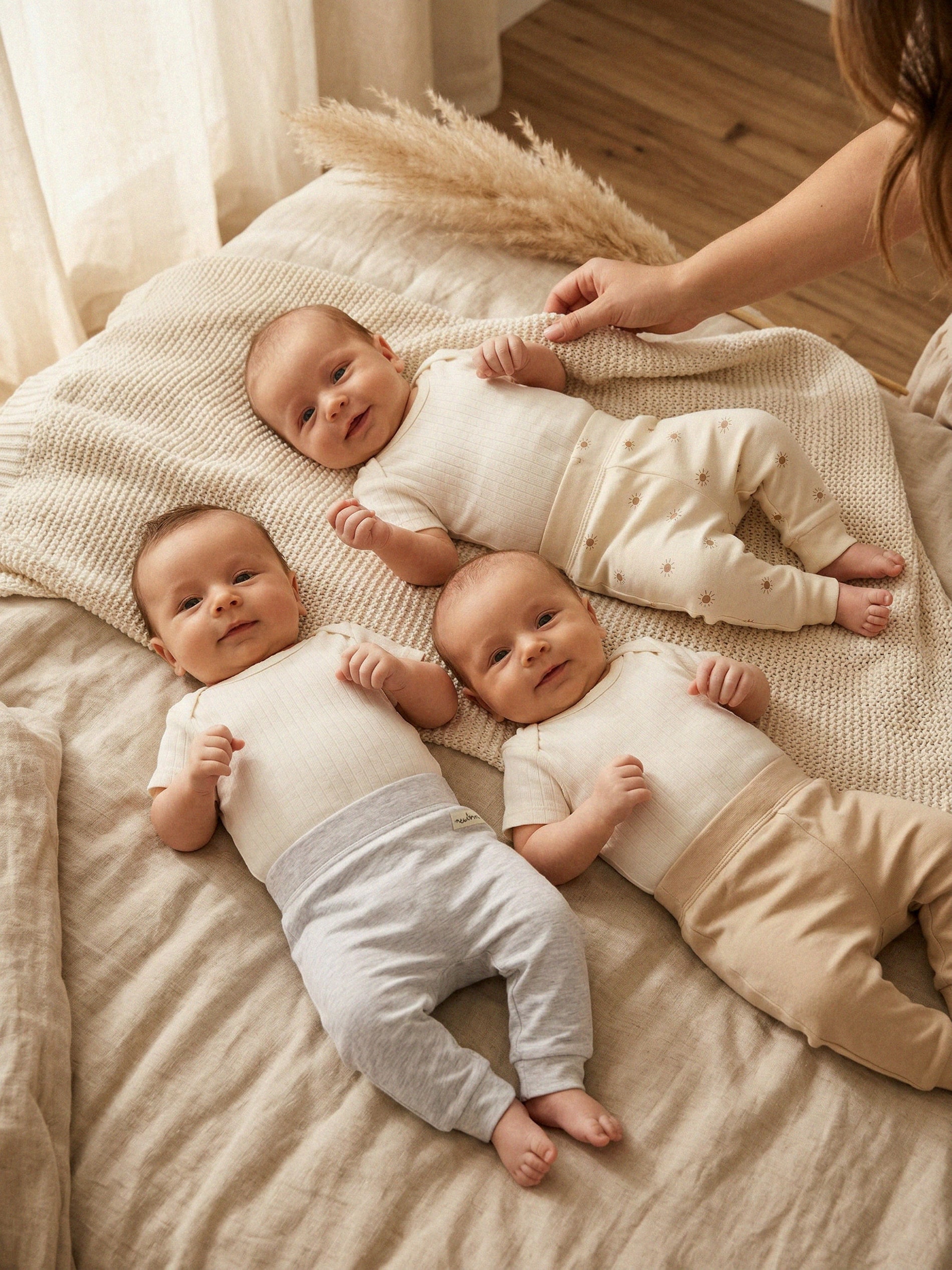 Bawełniane spodnie dresowe 3 pack