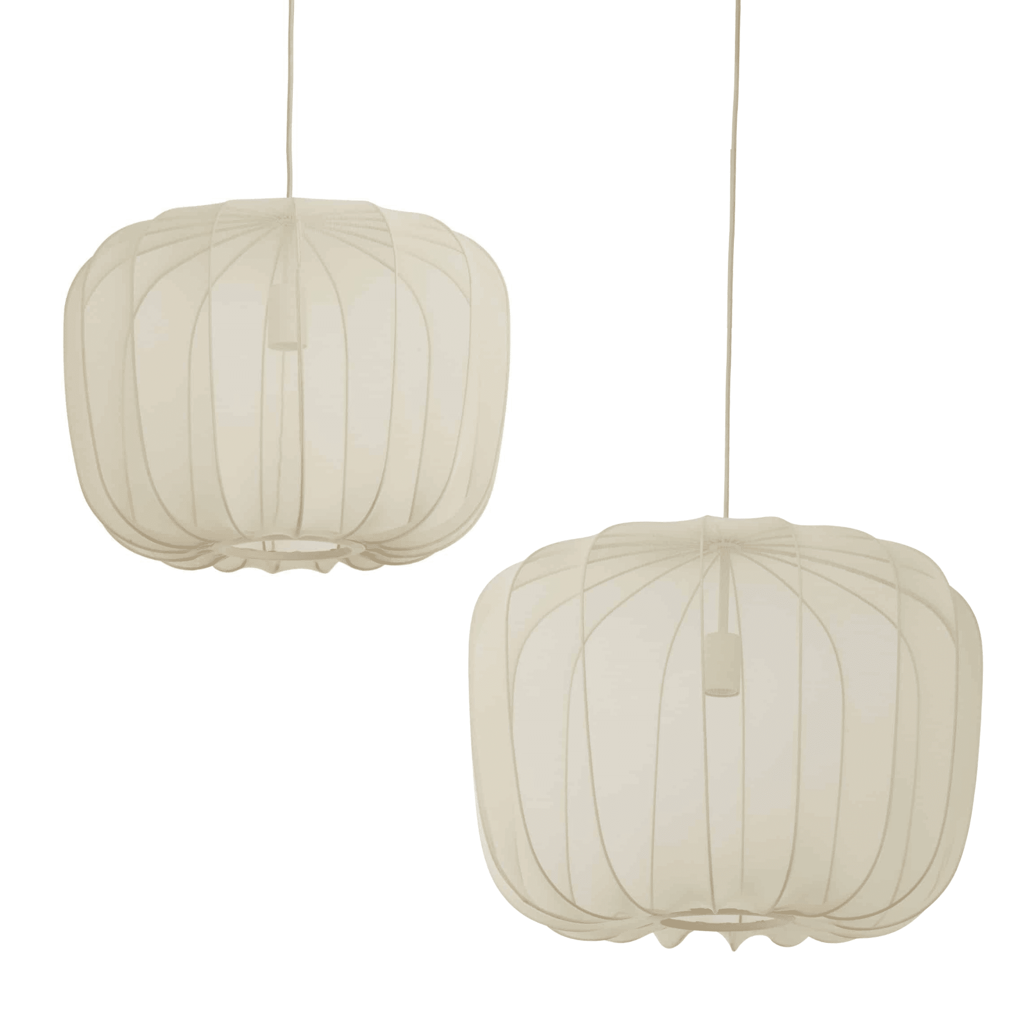 Hanglamp Plumeria - Zand - Set Ø50 Ø60cm