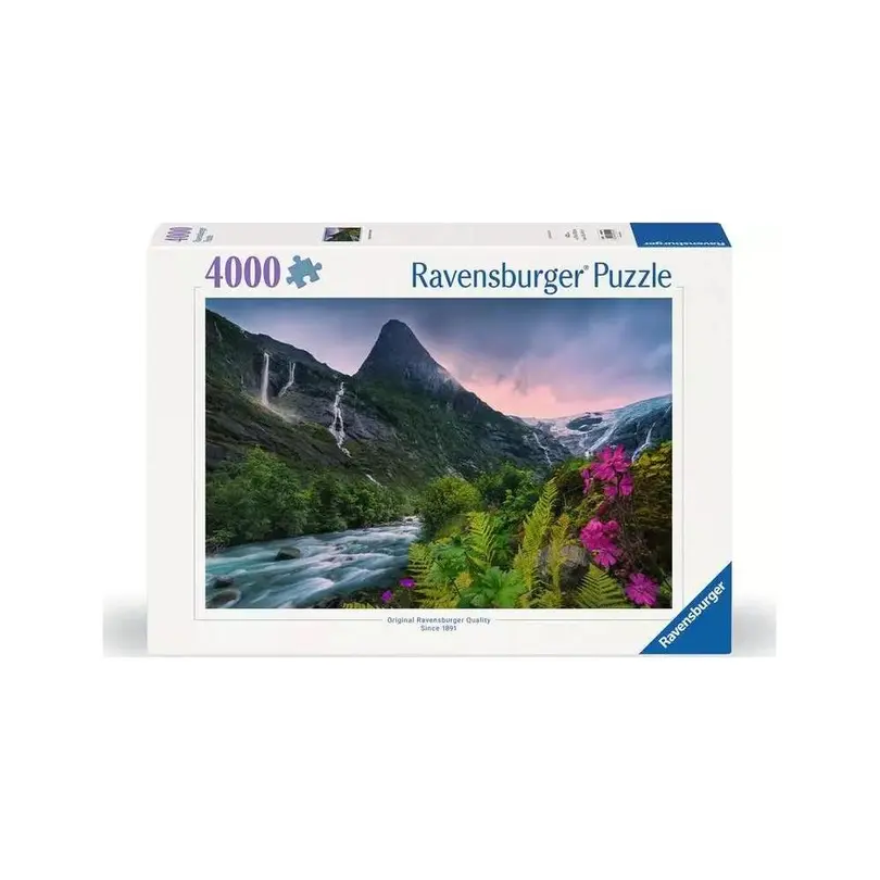 Puzzle Atemberaubende Bergstimmung