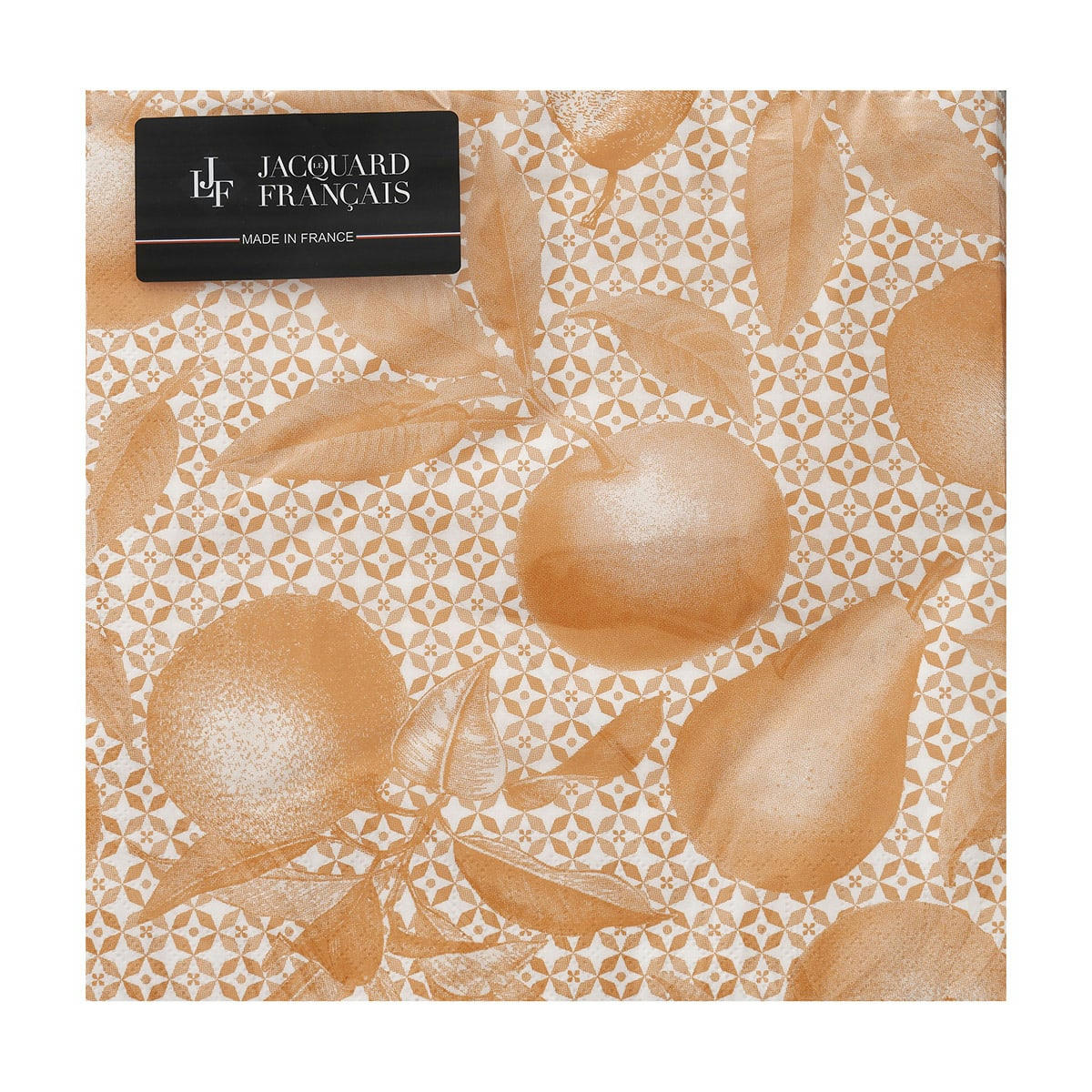 ARRIÈRE-PAYS - Serviette en coton melon 40 x 40