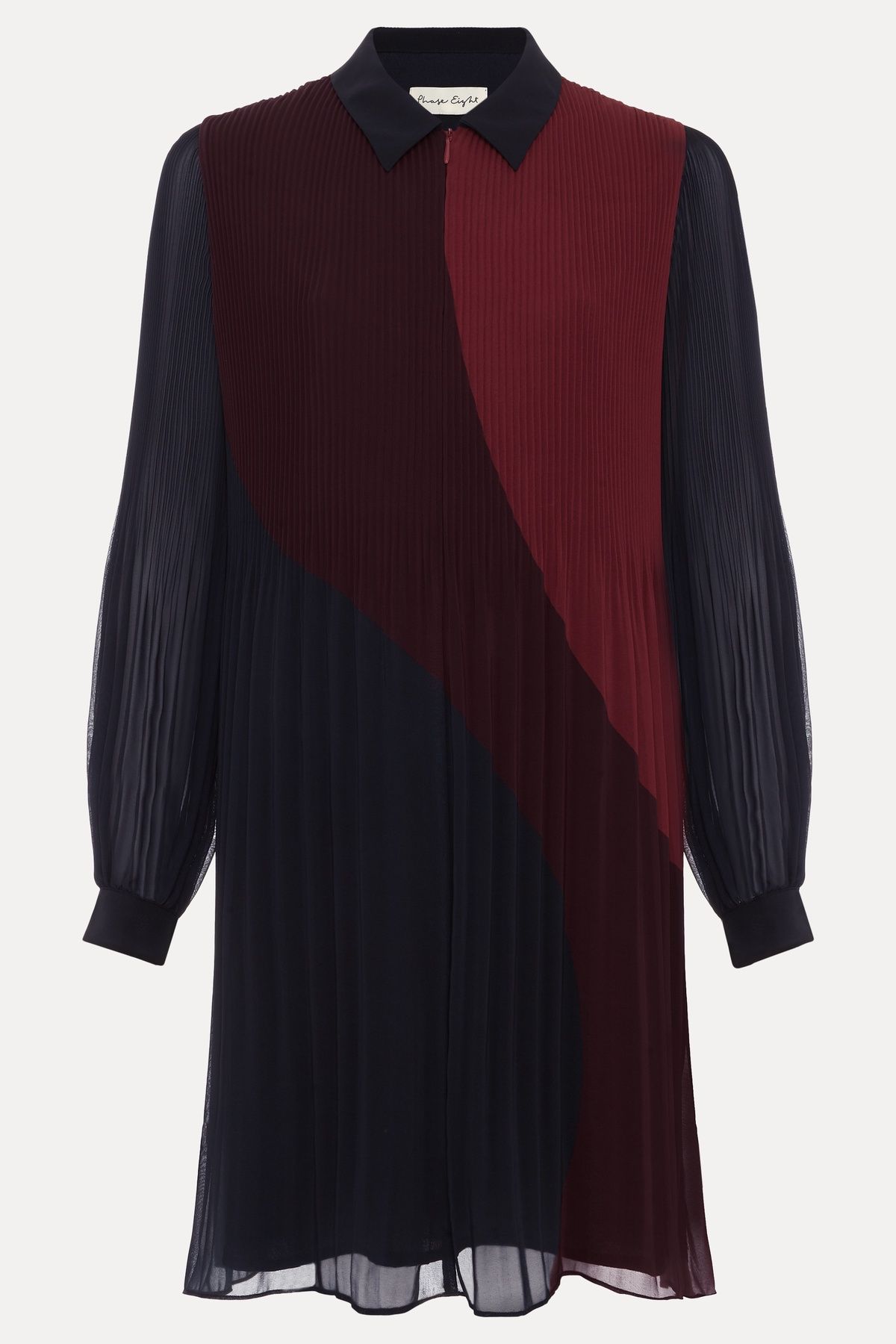 Phase Eight Ella Colourblock Long Sleeve Mini Dress