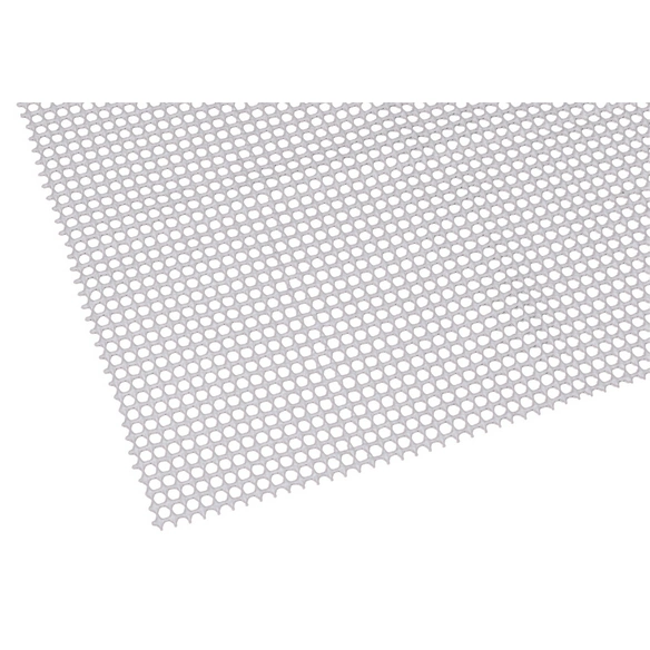 Teppichstopp, Kunststoff weiß, LxBxH: 120x80x0,45 cm