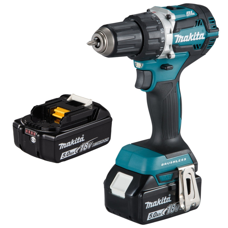 Perceuse visseuse sur batterie DDF484RTE 2 x 5 Ah 18 V MAKITA