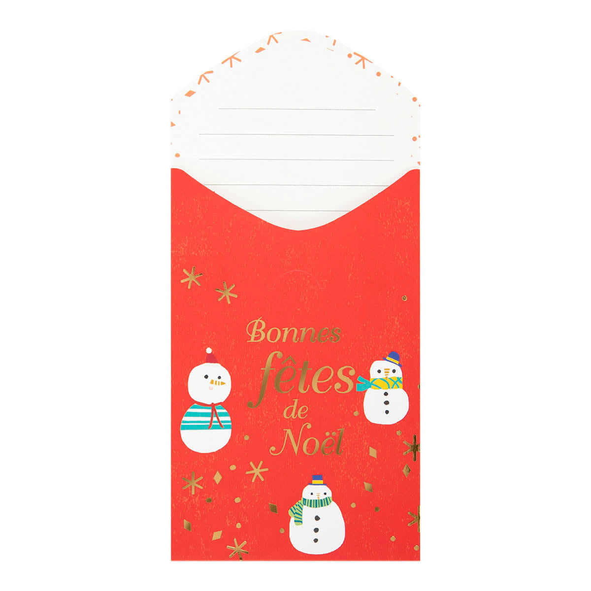 - Carte De Vœux Surprise Bonhomme De Neige