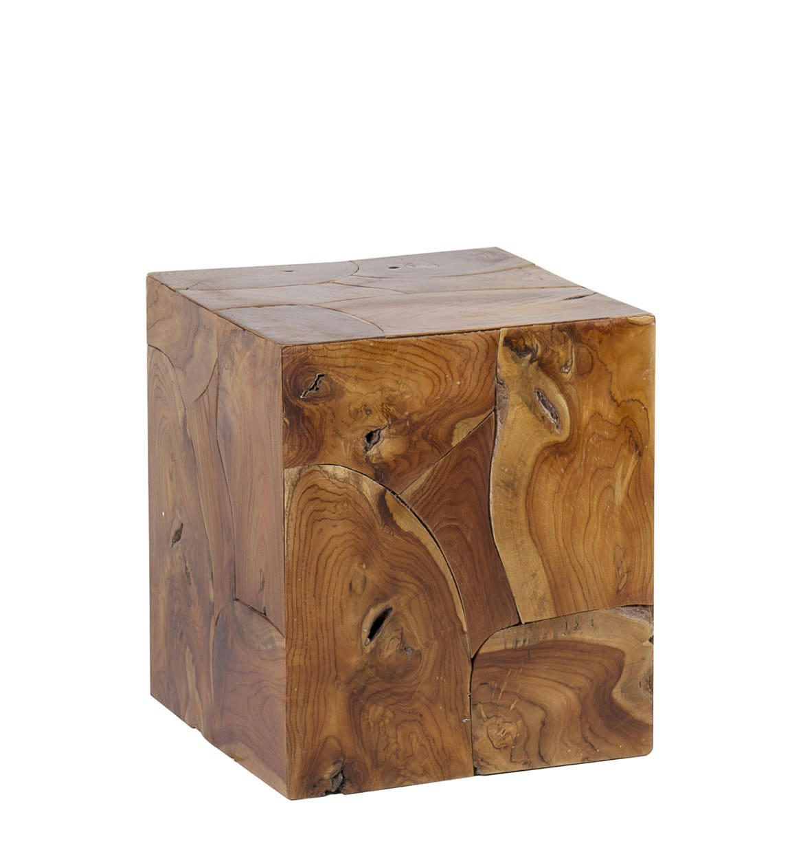 - Piedestal en bois marron, 40x40 cm