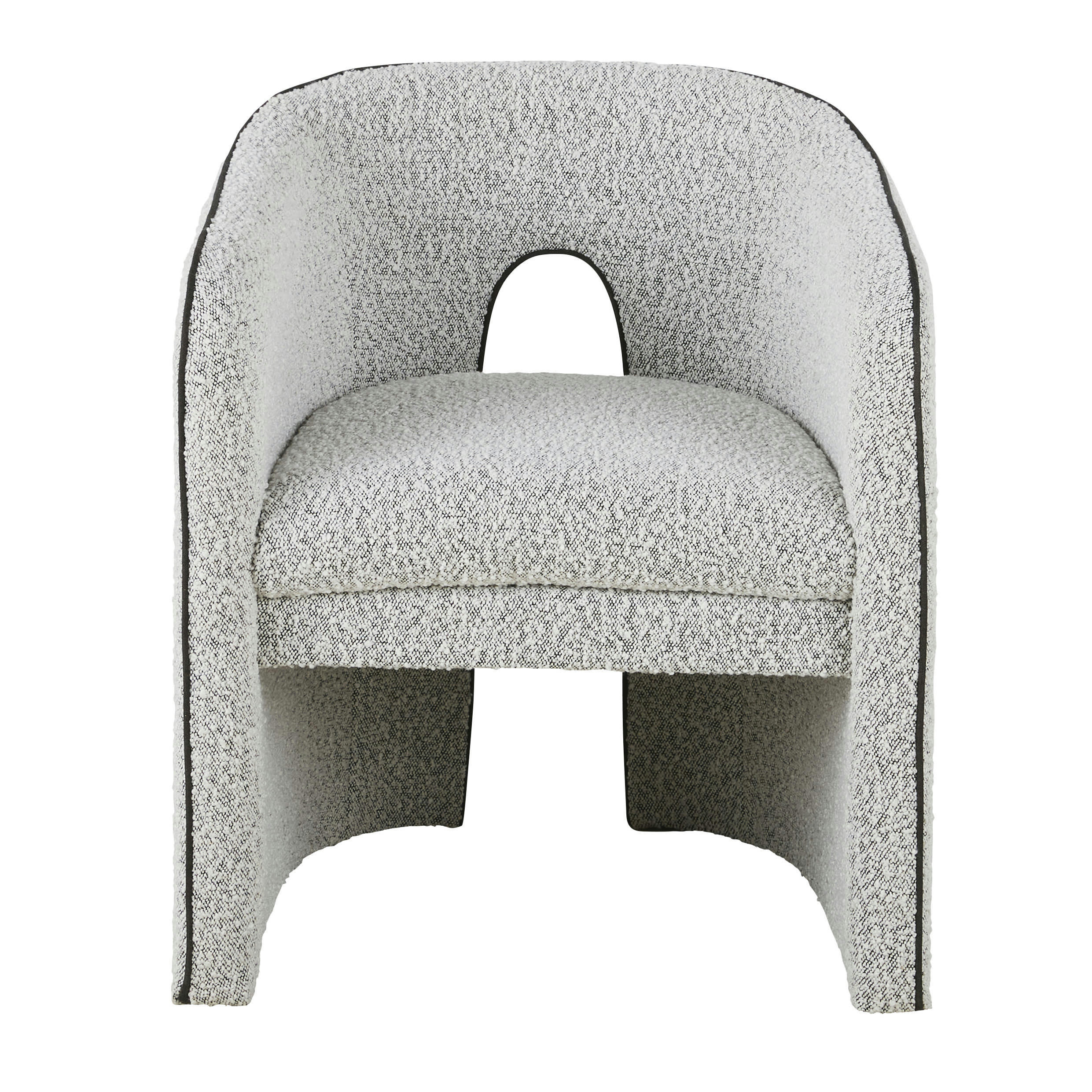 Chess - Fauteuil de table gris chiné