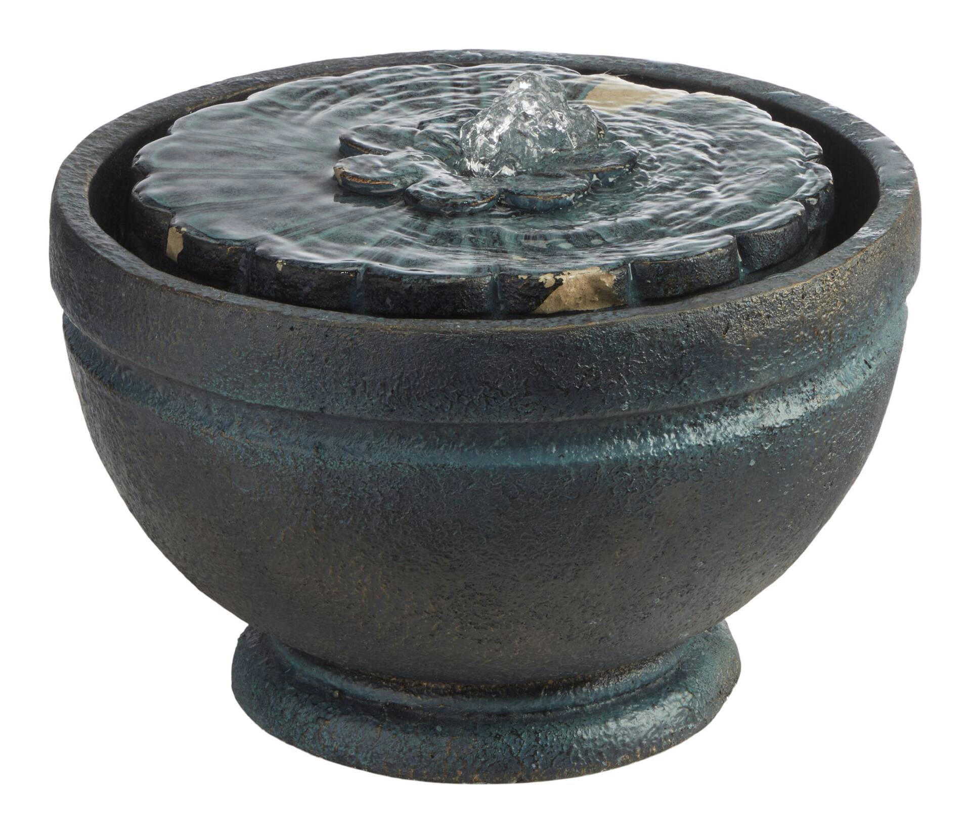 For Living Flower Tabletop Outdoor Garden Fountain