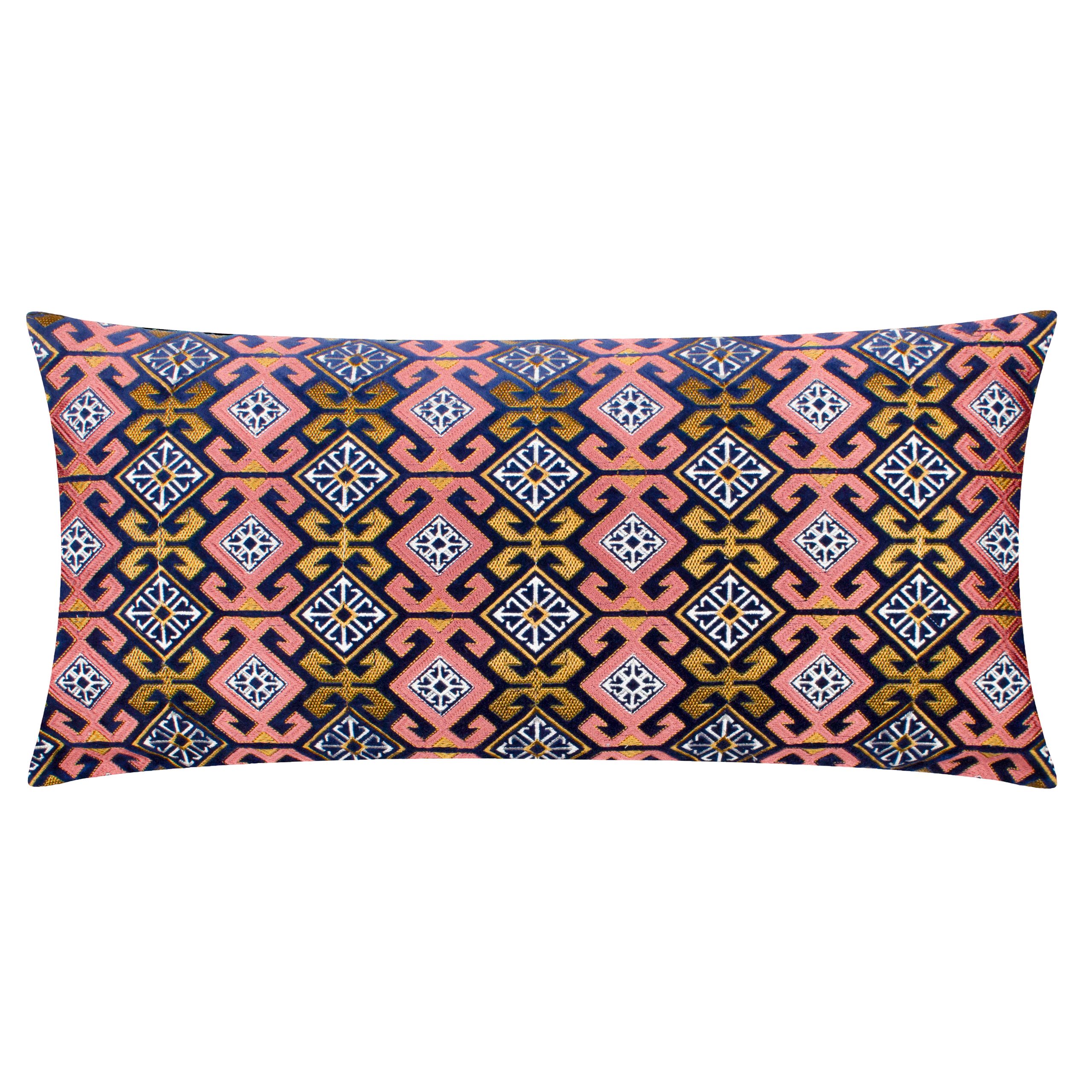 Paoletti Laurel Floral Embroidered Cushion