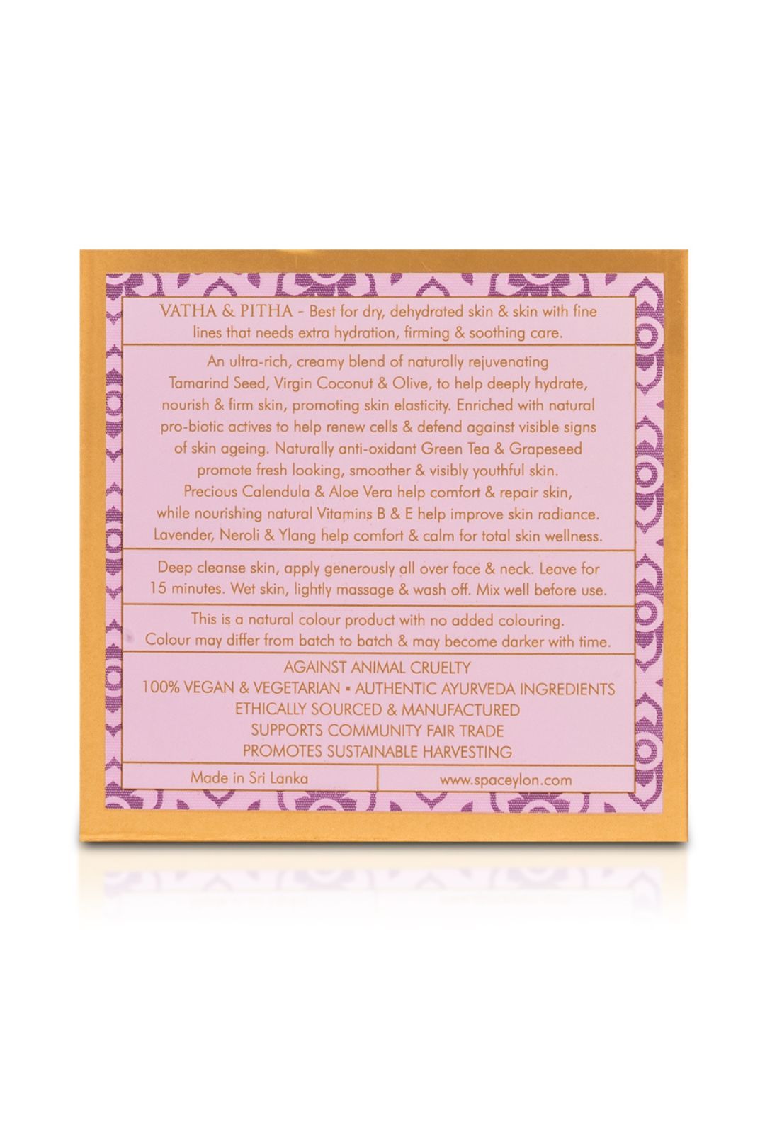 Spa Ceylon Skin Sleep - Tamarind Seed Plumping Crème Masque 100g
