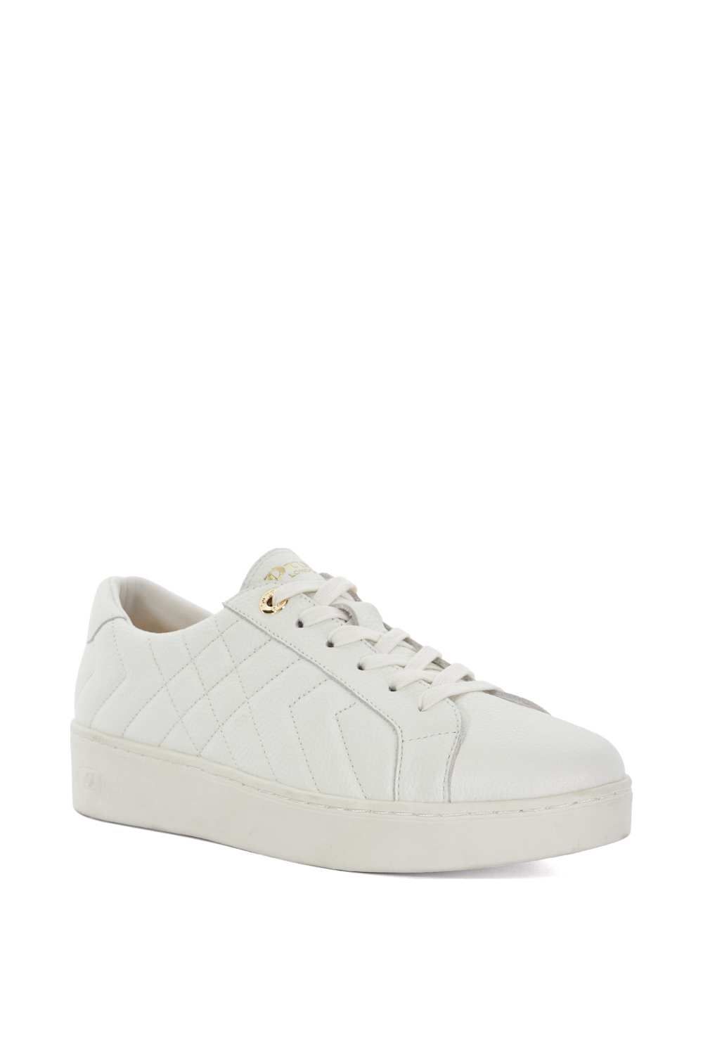 Dune London Wide Fit 'Egent' Leather Trainers