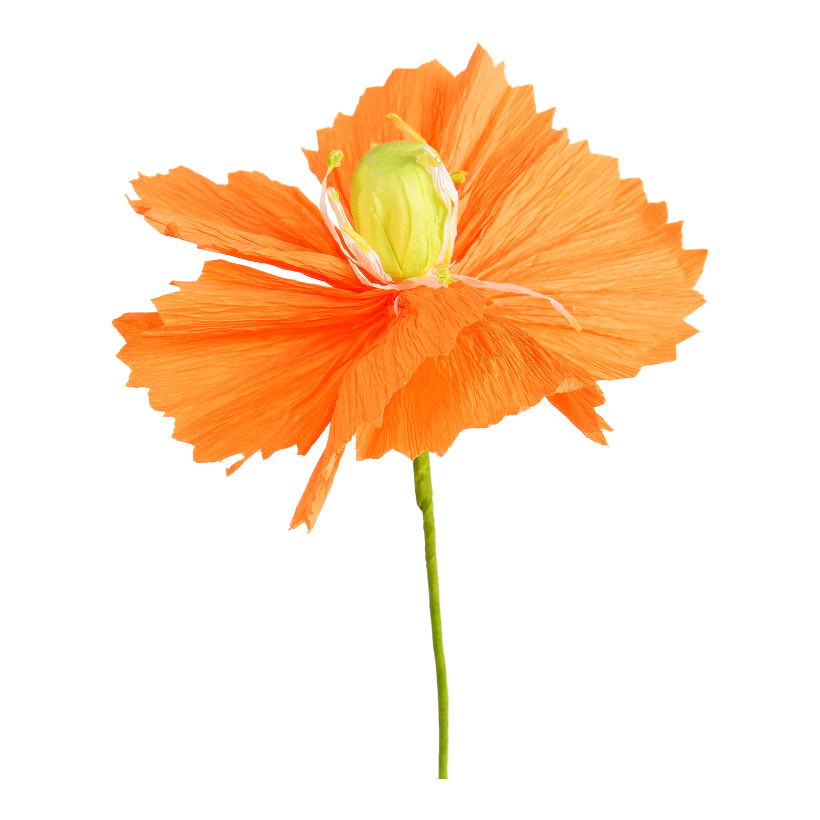 Papierblume Orange,L 400 mm