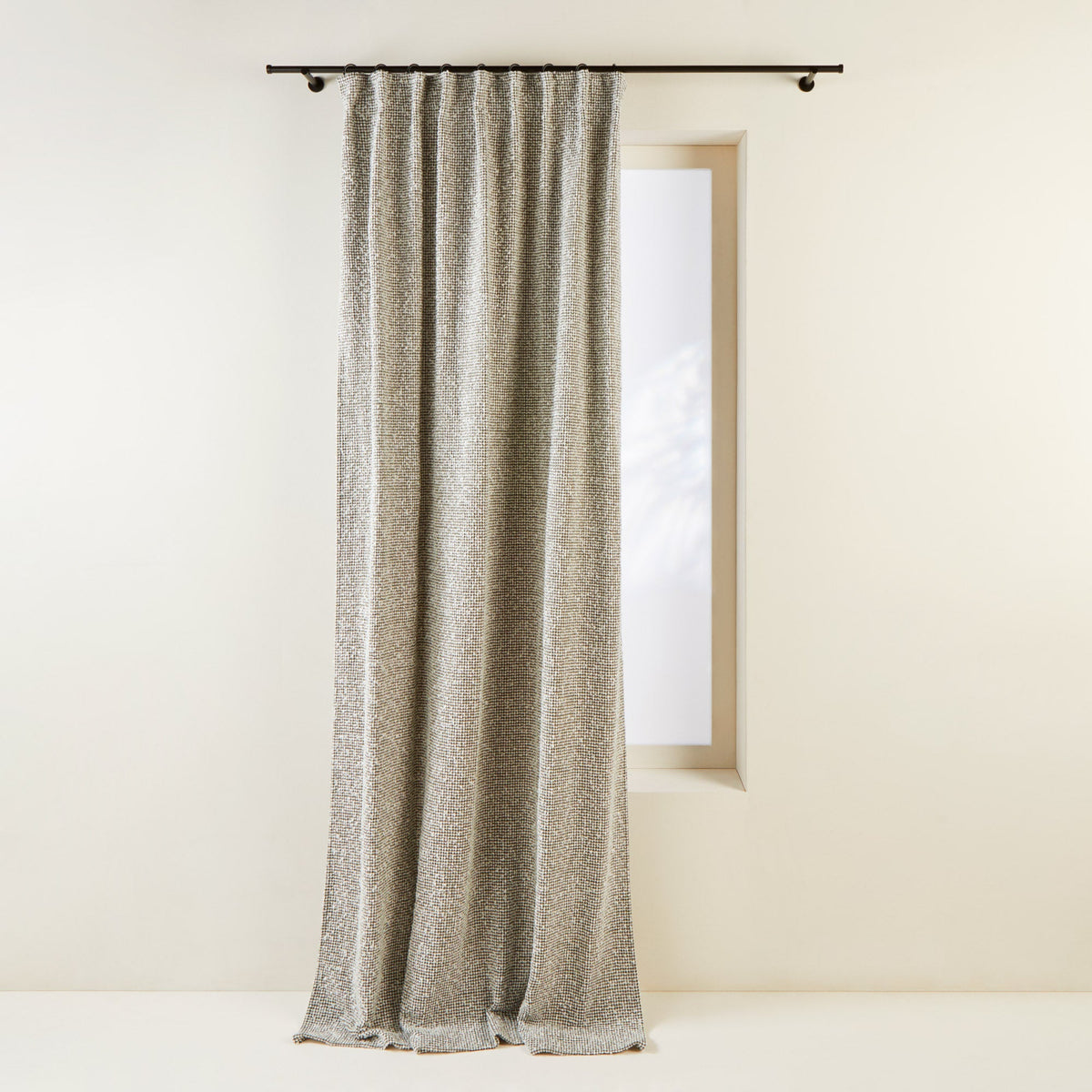 Madura Gordijn Pietro ivoor en zwart 136x350 cm