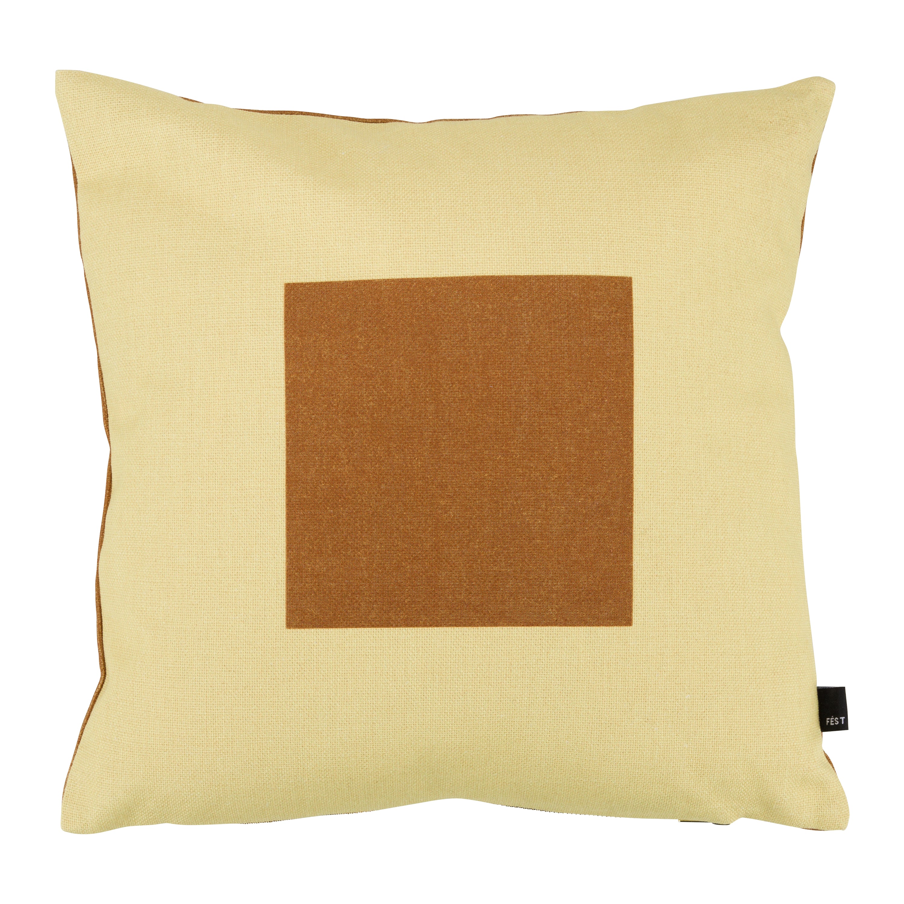 FÉST Square Sierkussen 45 x 45 cm - Yellow