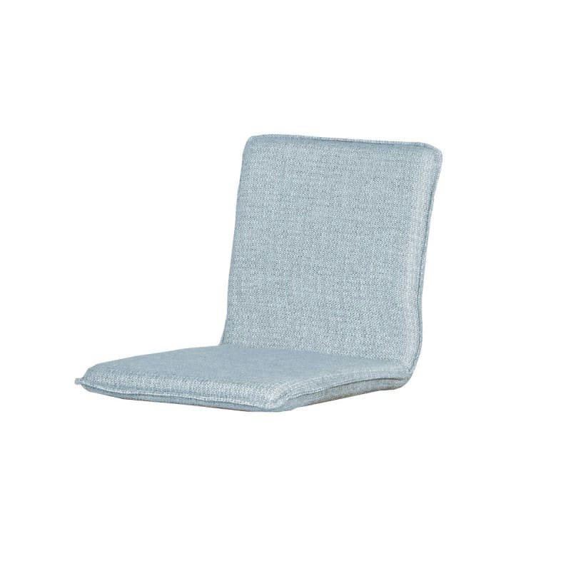 VIESTE - Coussin d’assise et dossier rigide pour banc extérieur bleu