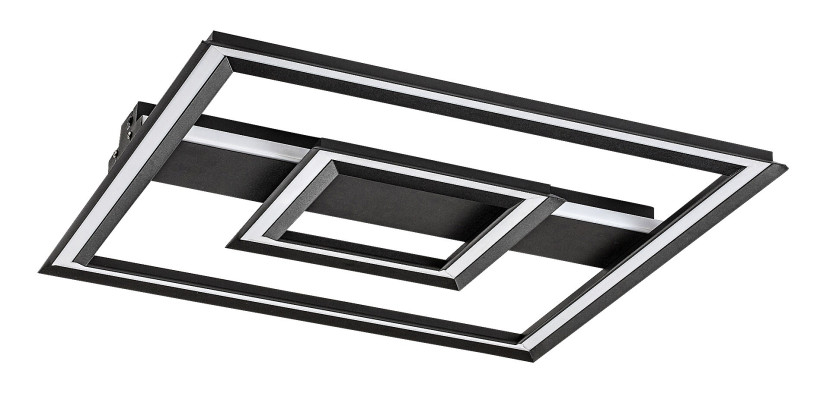 Lampa sufitowa SIDONA czarno-biała LED 1x48W Ciepła biel 2300lm Rabalux
