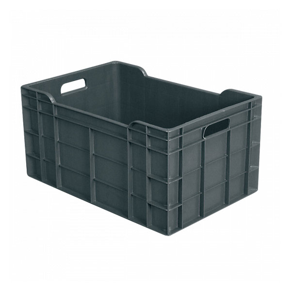 Caisse pleine 600 x 400 x 300 mm 60 L - gris