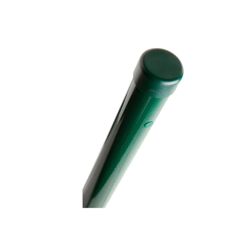 Poteau tubulaire sans guide-fils vert Ø 48 mm x 220 cm GIARDINO