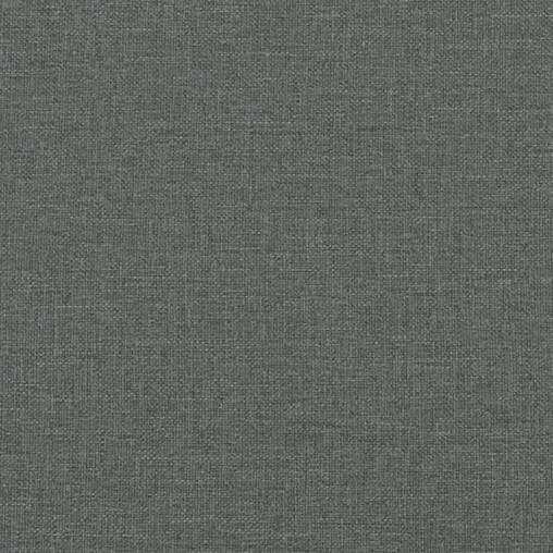 NNEVL Bed Frame with Headboard Dark Grey 152x203 cm Fabric