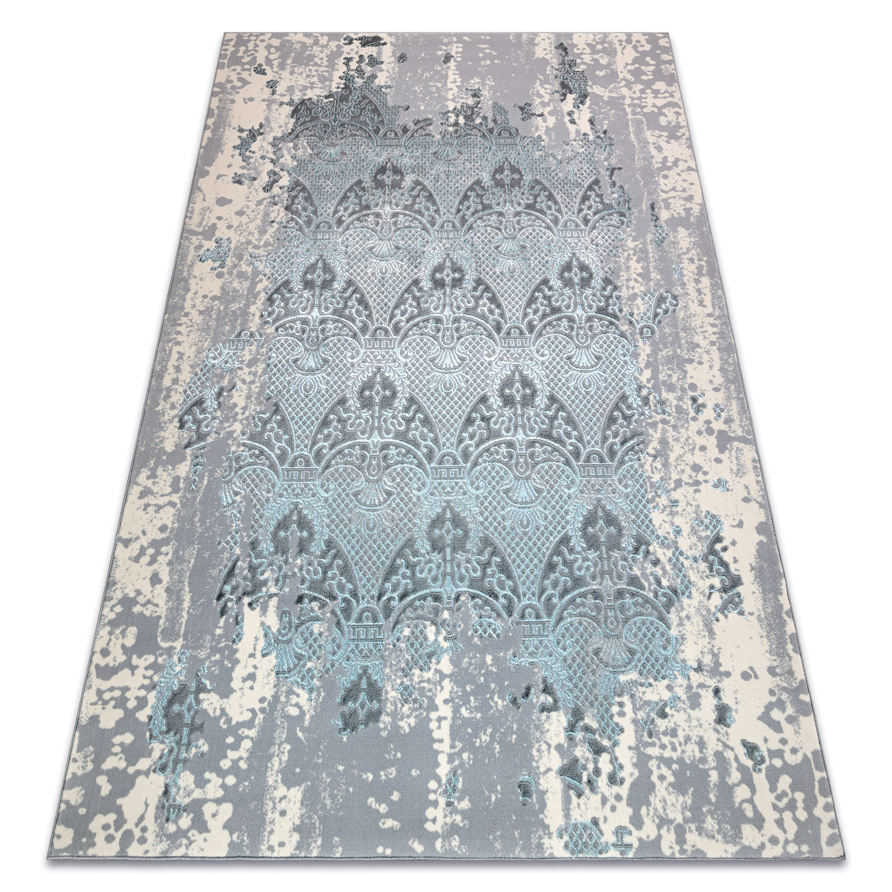 Dywan CORE W3824 Ornament Vintage - Strukturalny, dwa poziomy 80x150 cm