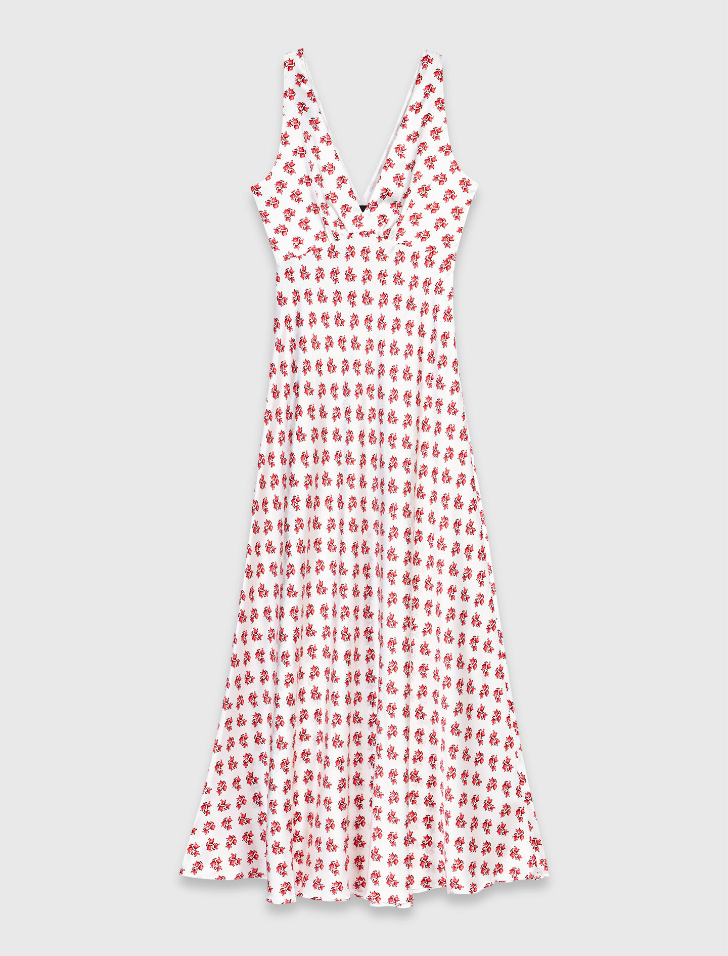 Robe imprimée en soie