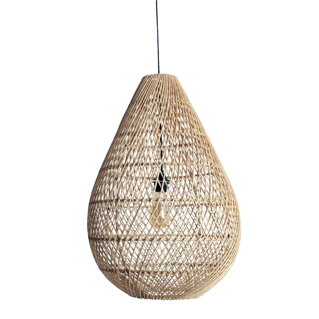 Raw materials hanglamp Maze druppel - naturel - 45x45x65 cm