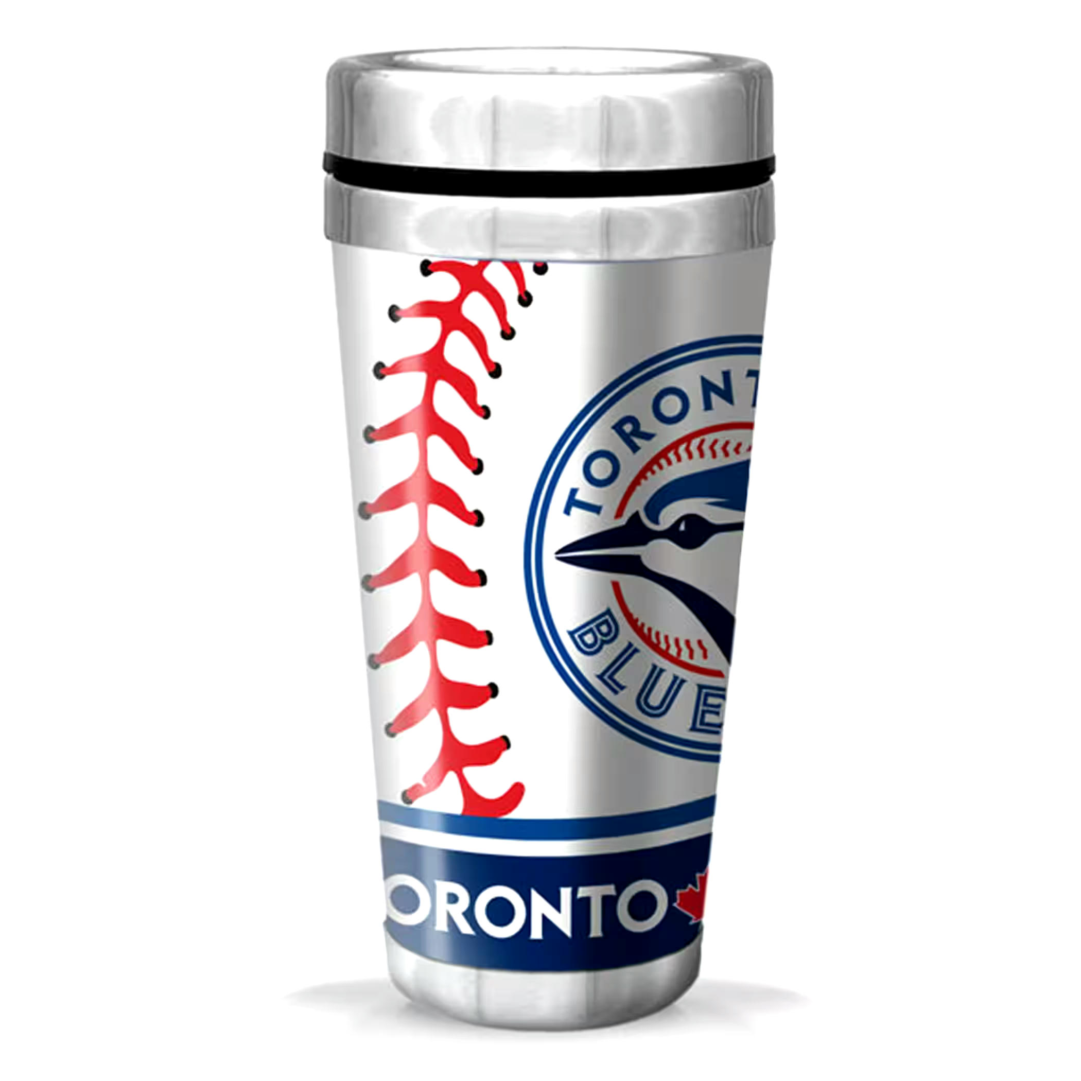 Toronto Blue JaysStainless Steel Travel Mug For MLB Baseball Fans/Collectors, 16-oz