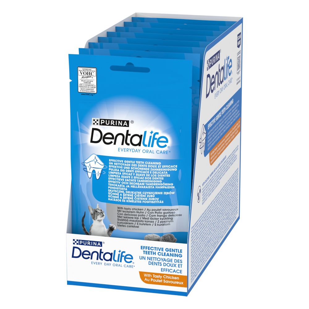 PURINA Dentalife Daily Cat Dental Care Snacks