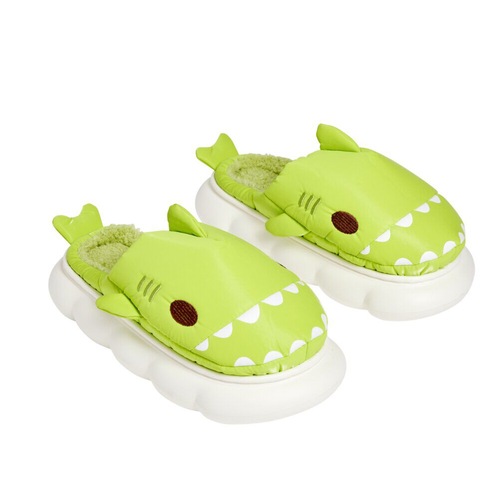 Chaussons mixtes requin verts T36 à T45