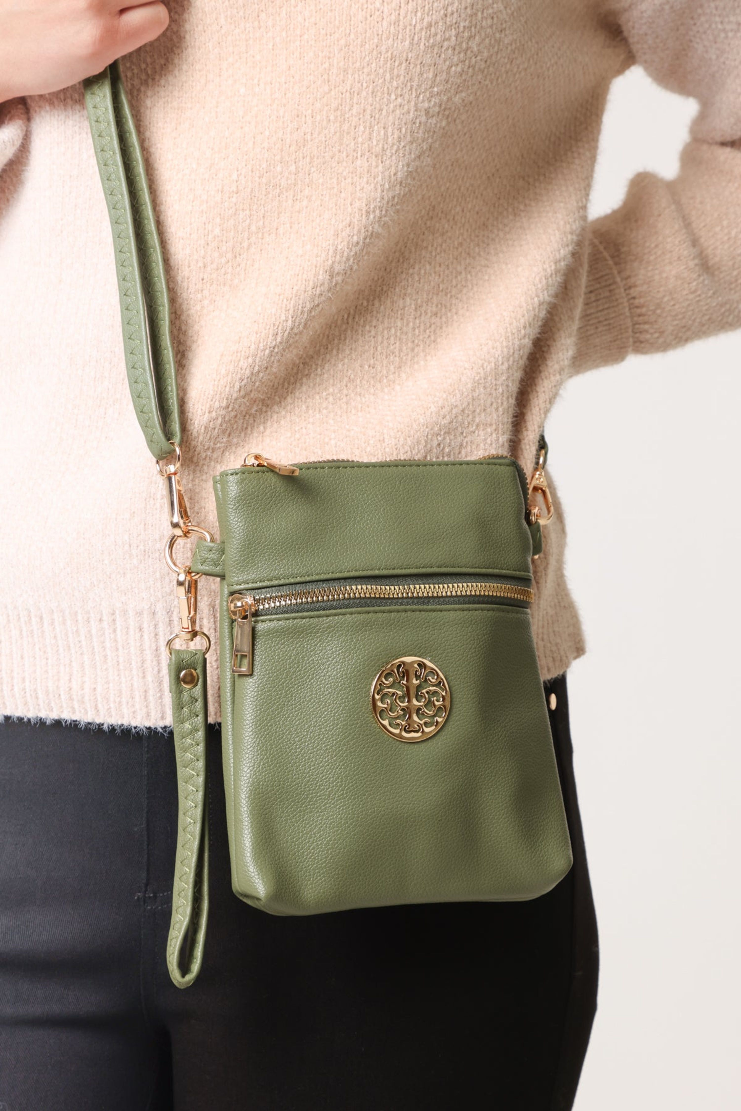 Blue Vanilla Cross Body Pouch Bag