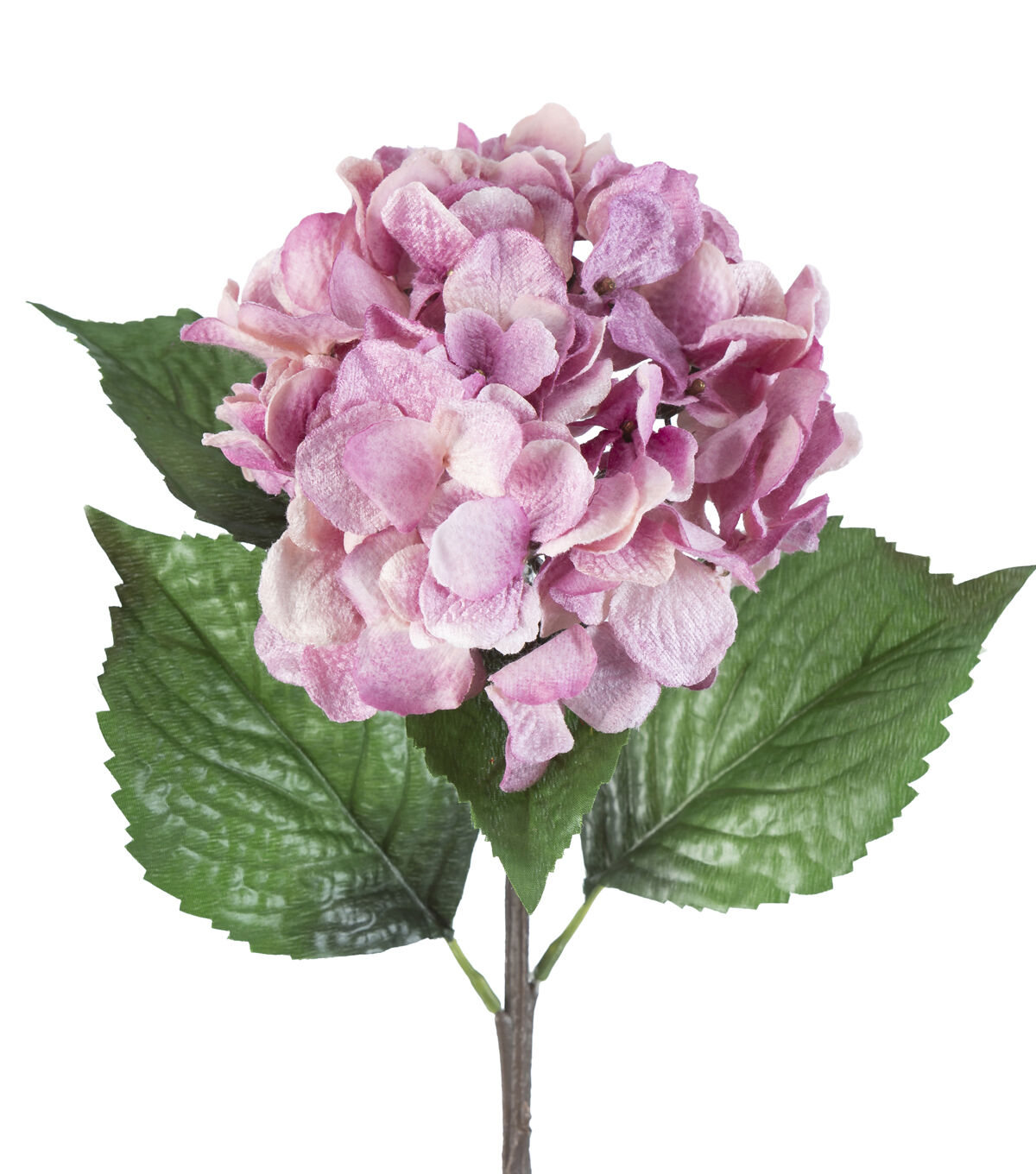 28 Pink Velvet Hydrangea Stem by Bloom Room