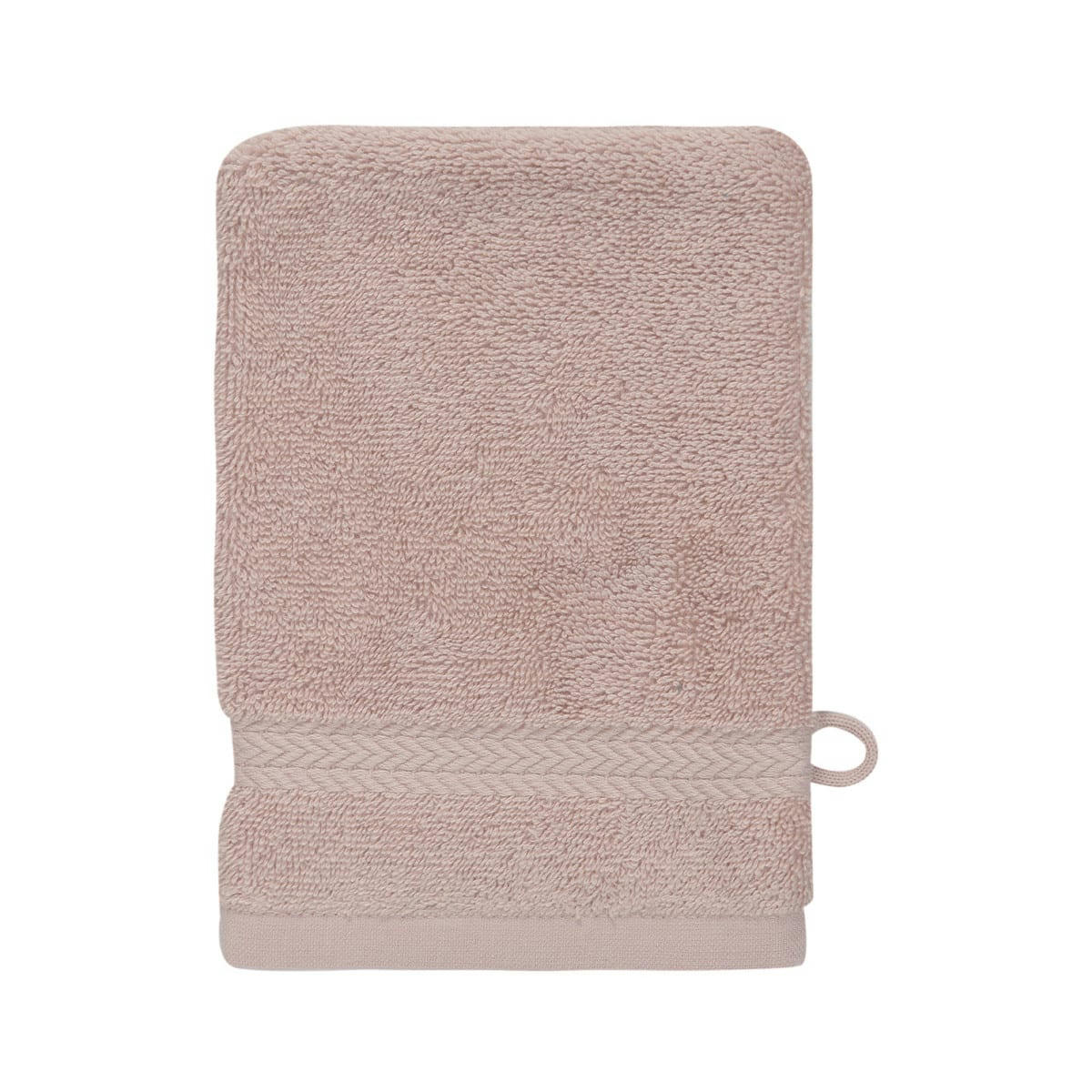 LUXURY - Lot de 3 gants de toilette 550gr/m²  nude 16x22 cm