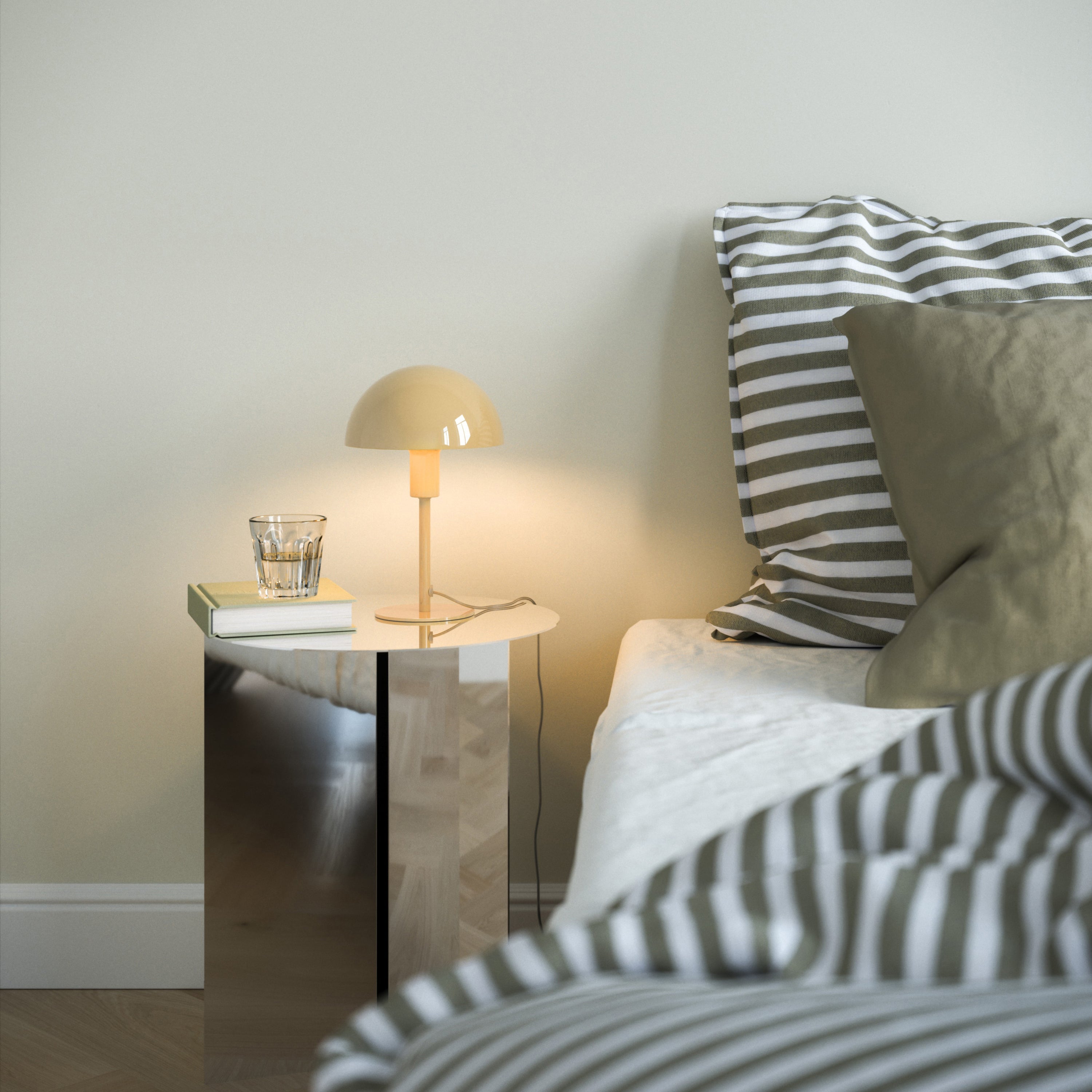 Nordlux Ellen Mini Tafellamp - Ø 16 cm - Geel