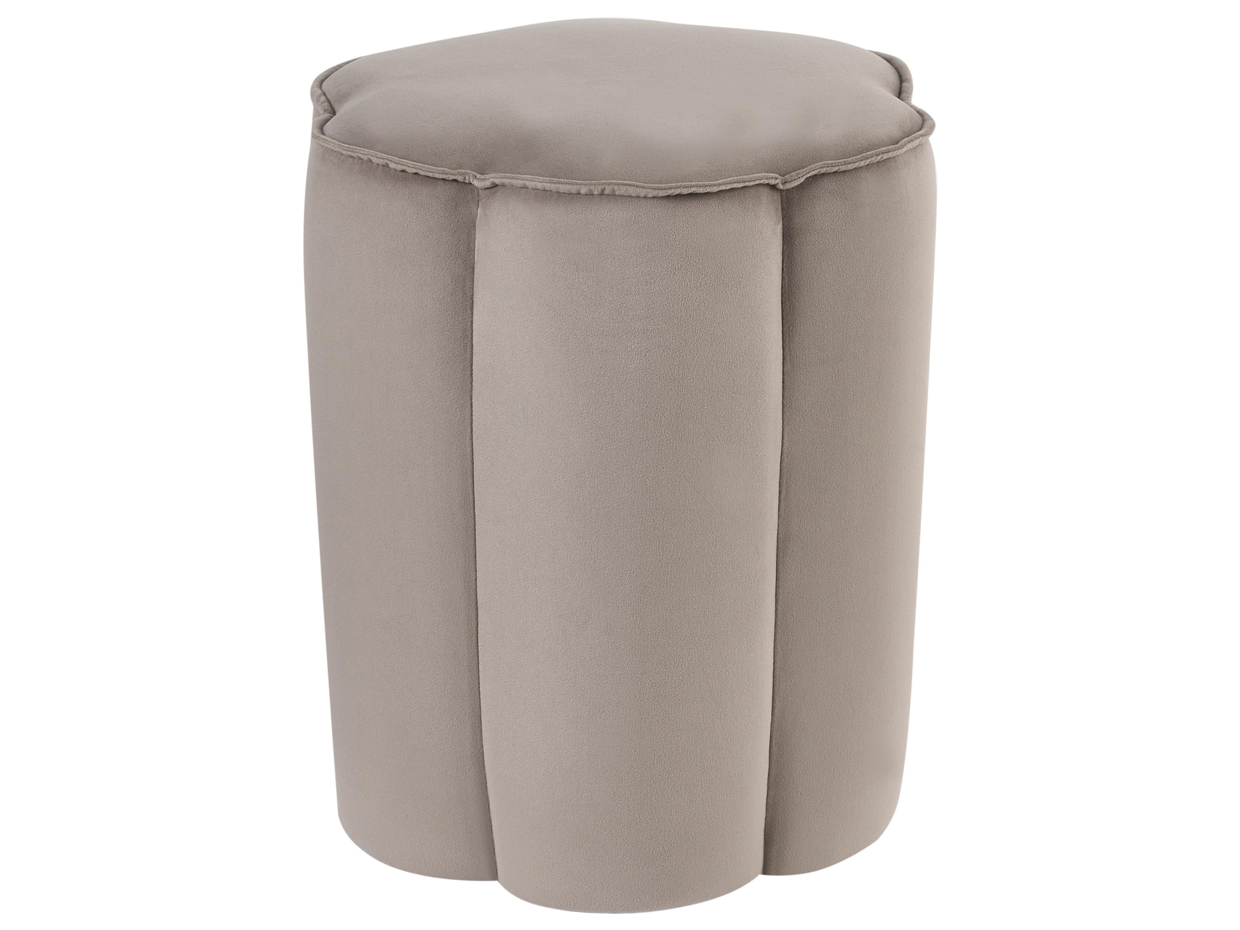 Pouffe TAPPEN Velvet Taupe
