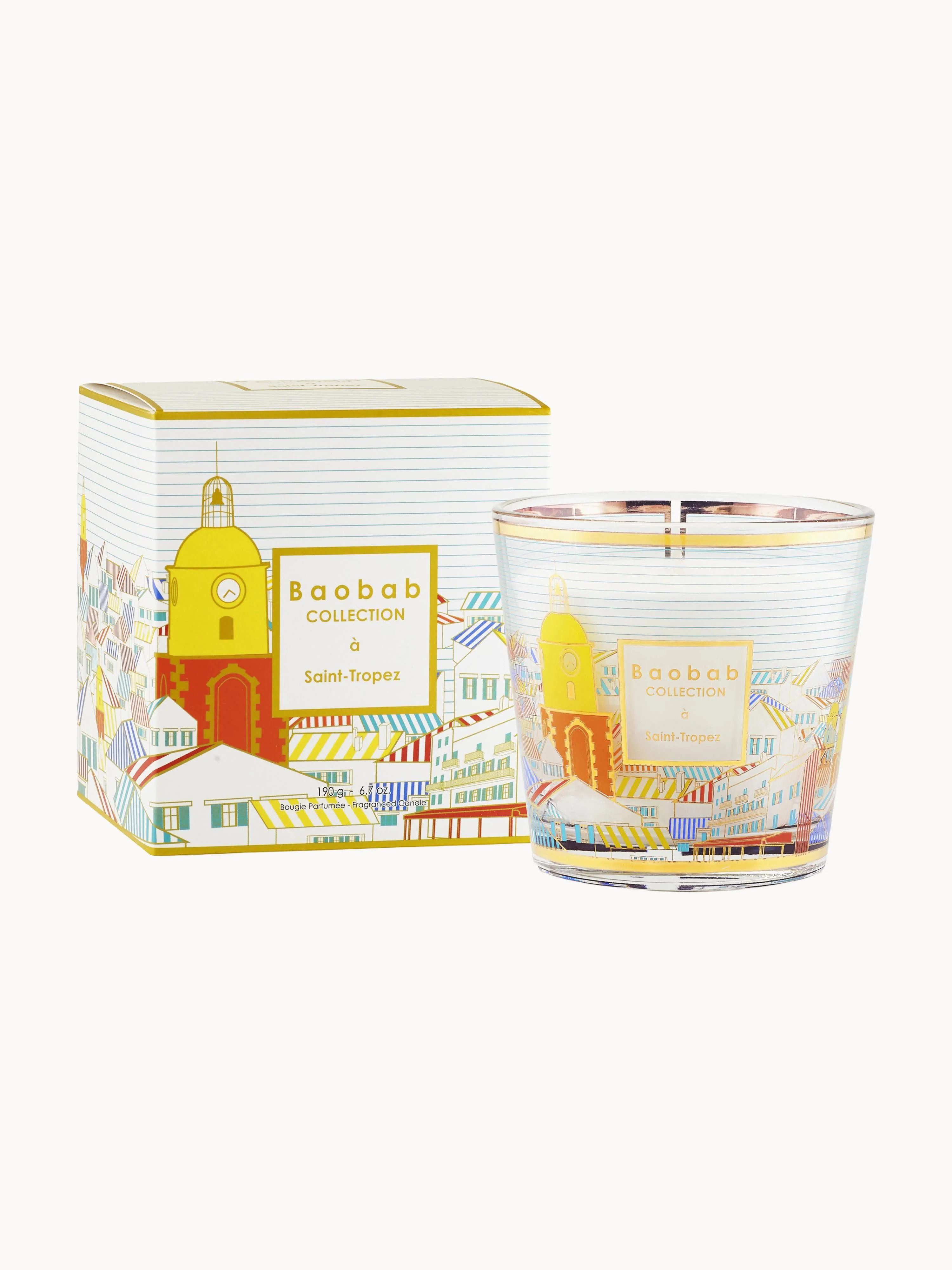 Duftkerze My First Baobab à Saint-Tropez (Thymian, Basilikum & Minze)