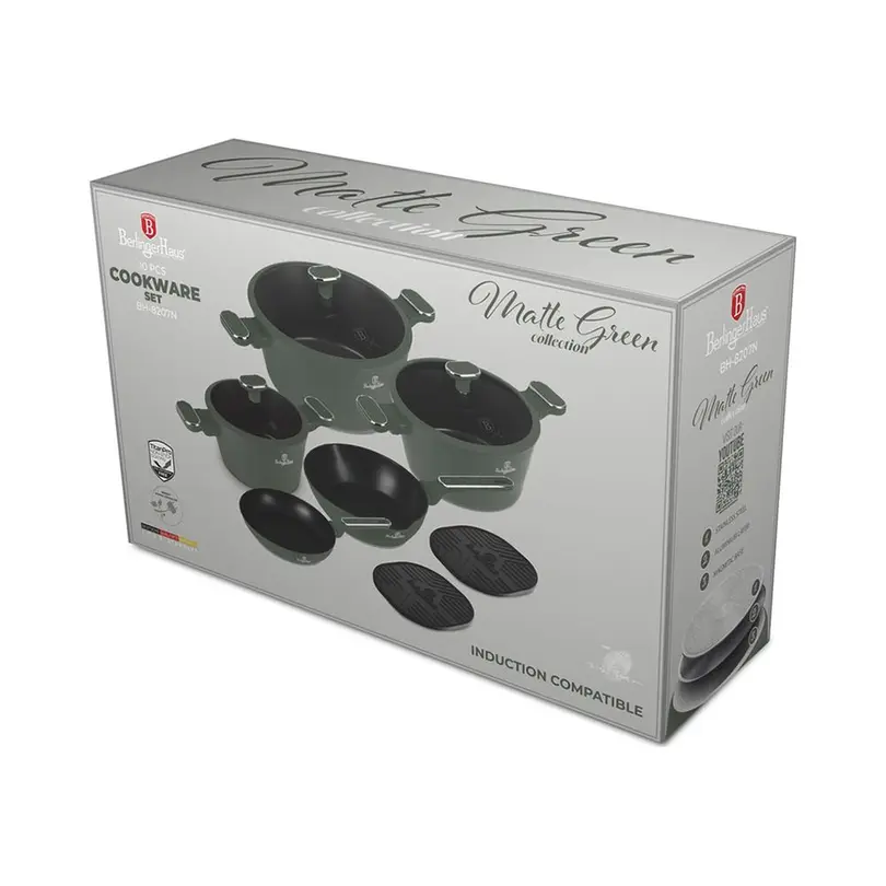 Bratpfanne 10-teilig Matte Green Collection 2.0