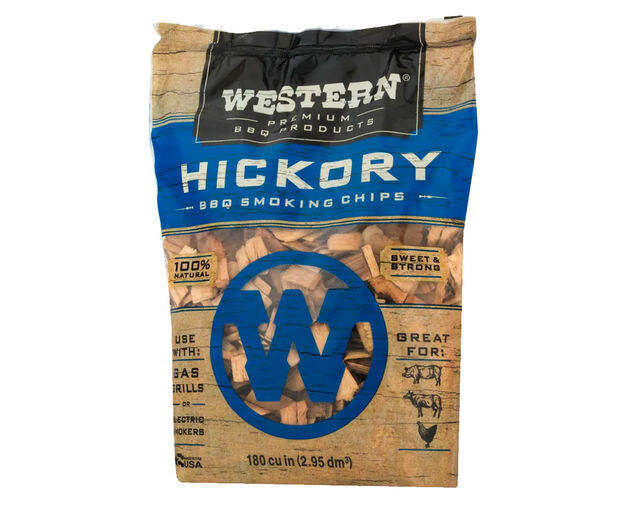 Western Premium Smoking Wood Chips - Hickory