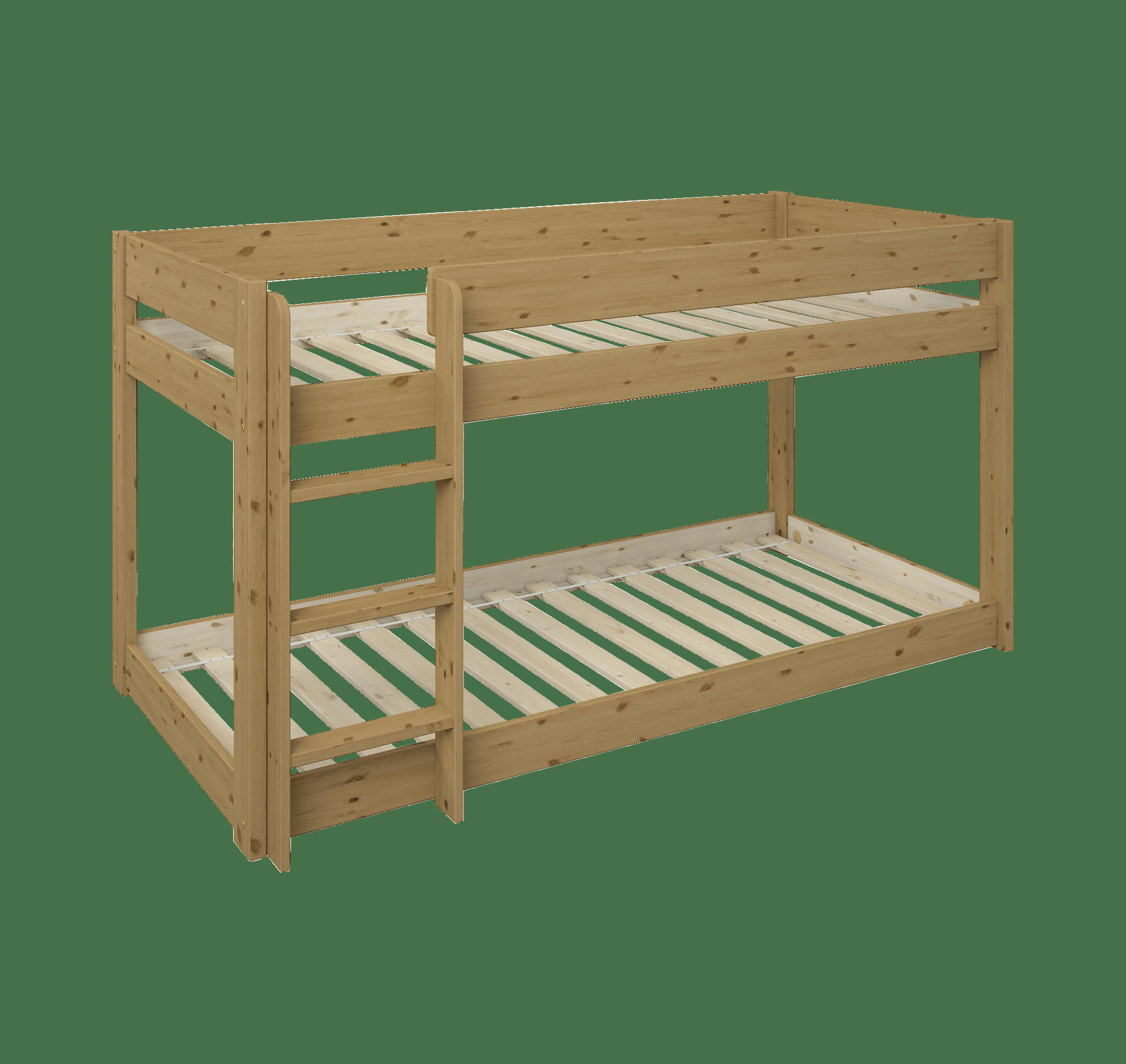 TOBIAS - Lits superposés en bois massif  90 x 200 cm miel