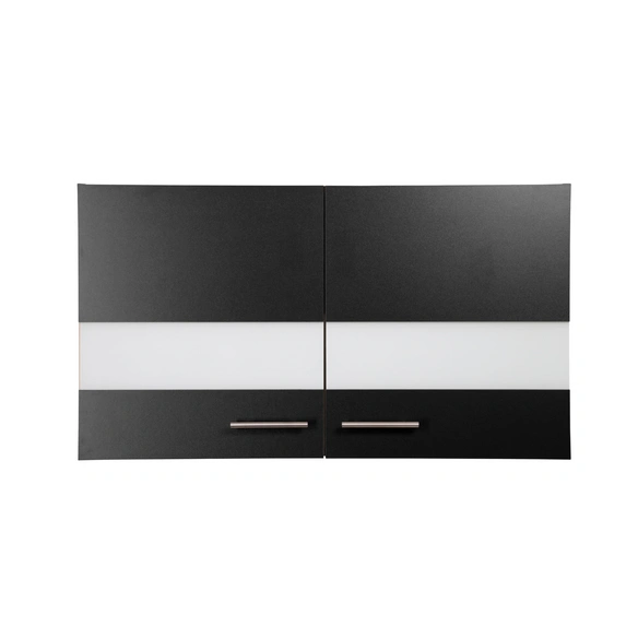Hänge-Oberschrank »Merle«, BxHxL: 100 x 56,1 x 34,6 cm, schwarz
