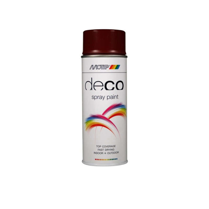 Peinture Deco Paint rouge vin brillante 0,4 L MOTIP