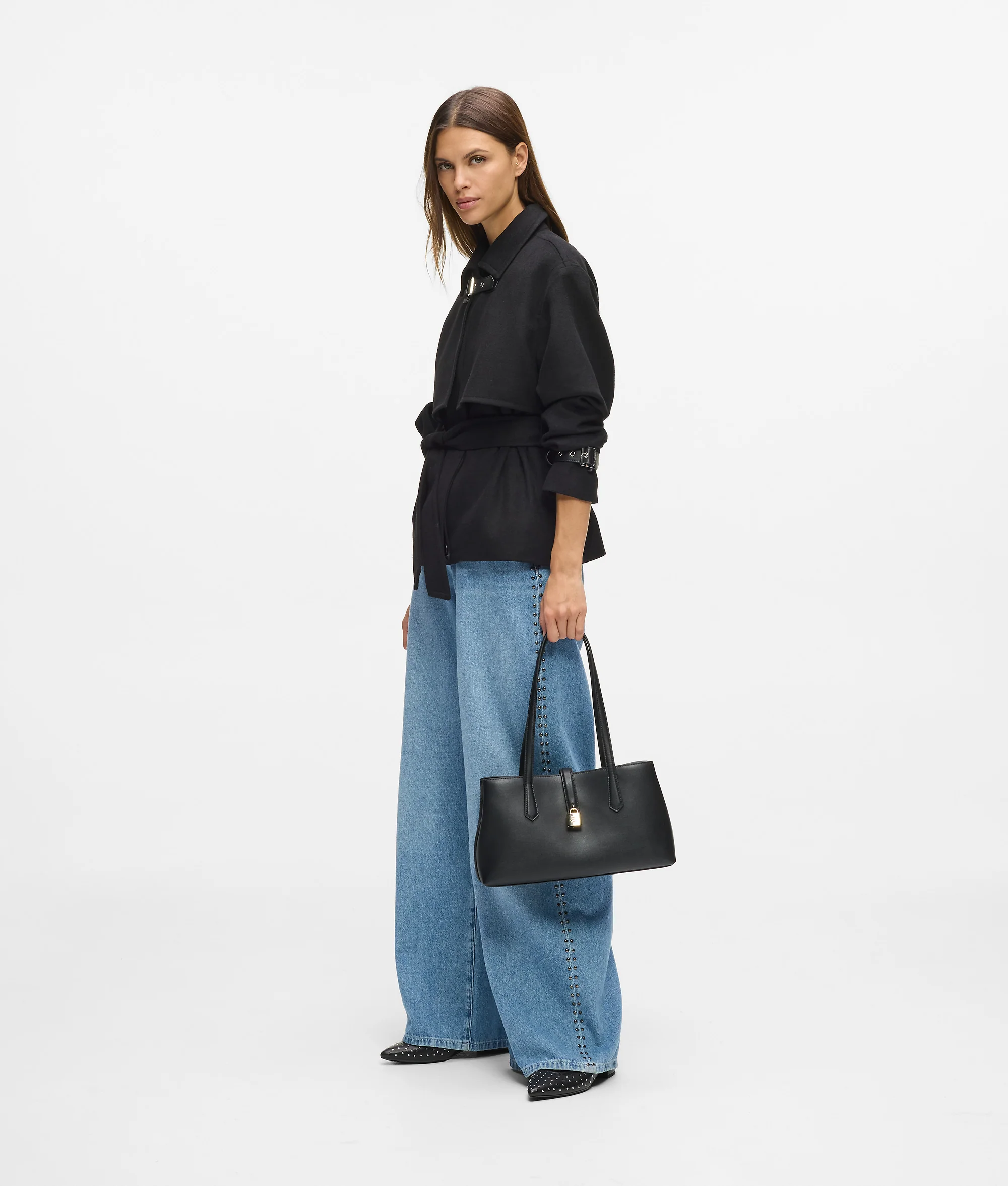 Tote bag avec cadenas K/Autograph