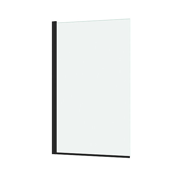 Pare-baignoire 70 x 120 cm noir mat Essentiel Galedo