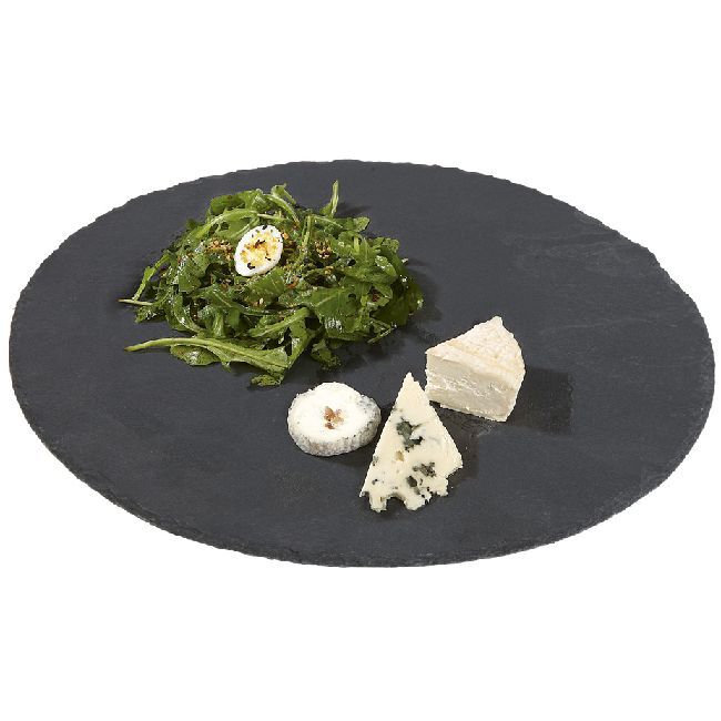 Assiette plate ronde ardoise Ø30cm