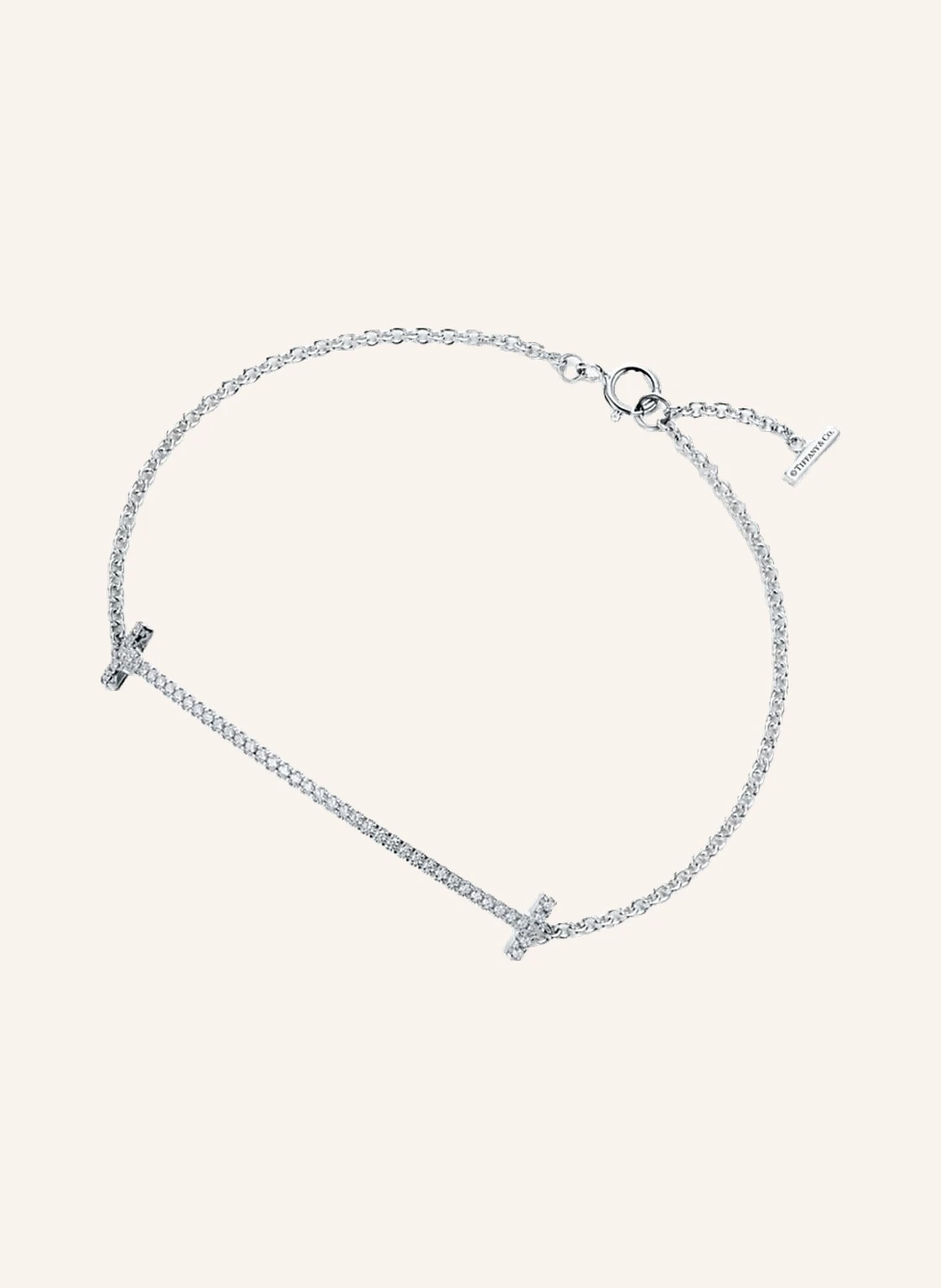 TIFFANY & Co. Armband TIFFANY T SMILE aus 18 Karat Weißgold